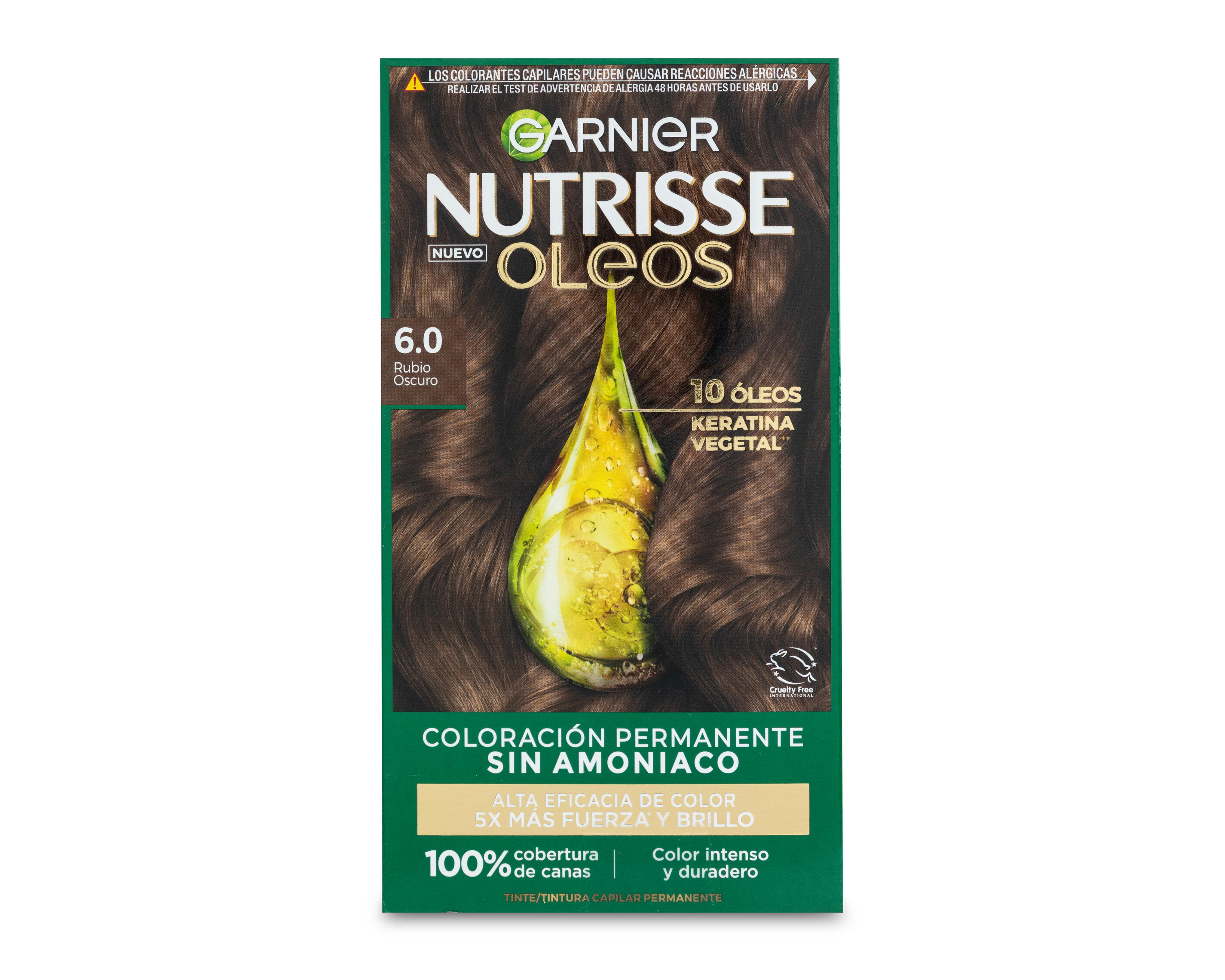 Foto 2 pulgar | Tinte para Cabello Garnier Nutrisse 6.0 Rubio Oscuro