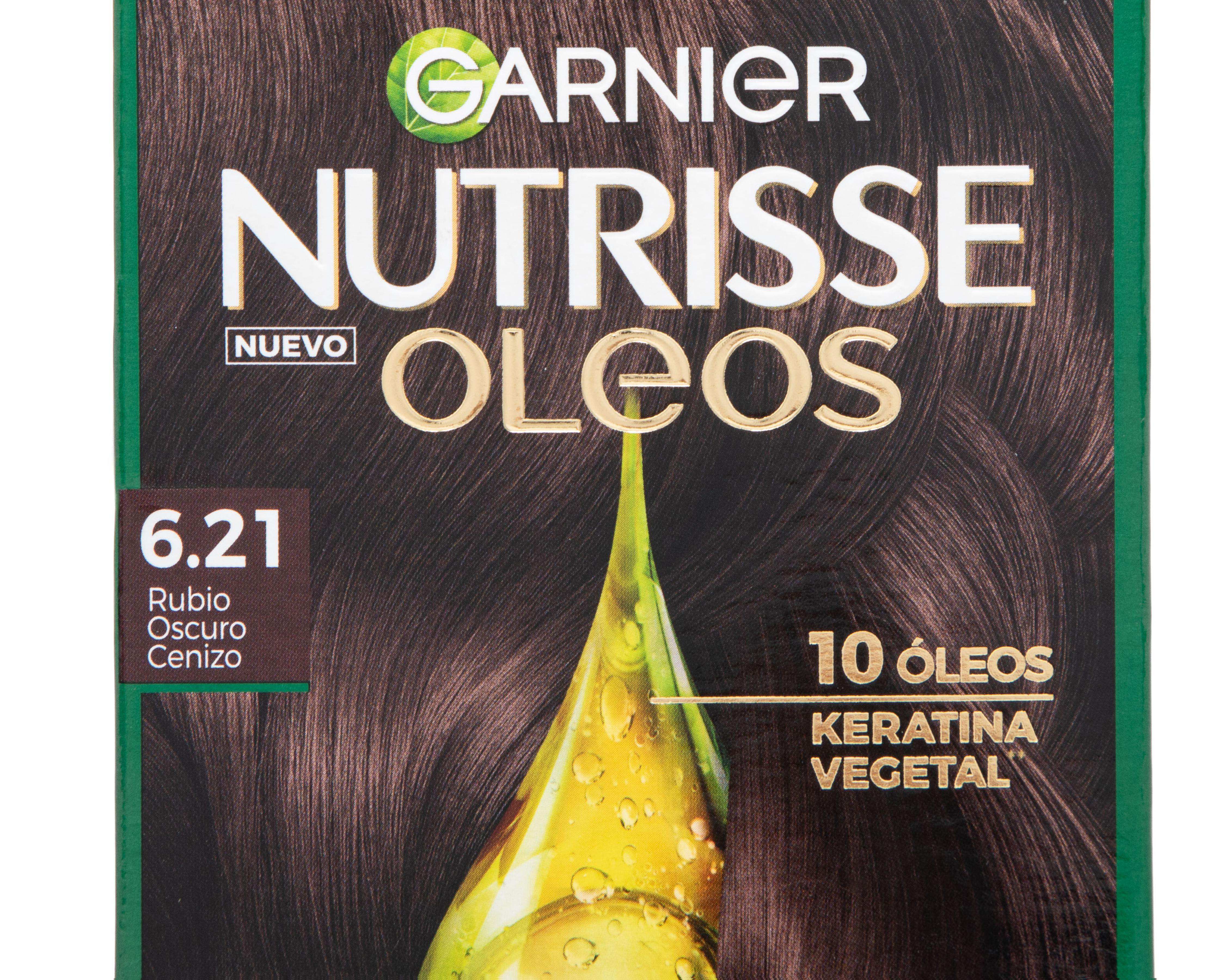 Foto 3 | Tinte para Cabello Garnier Nutrisse Oleos Rubio Oscuro Cenizo