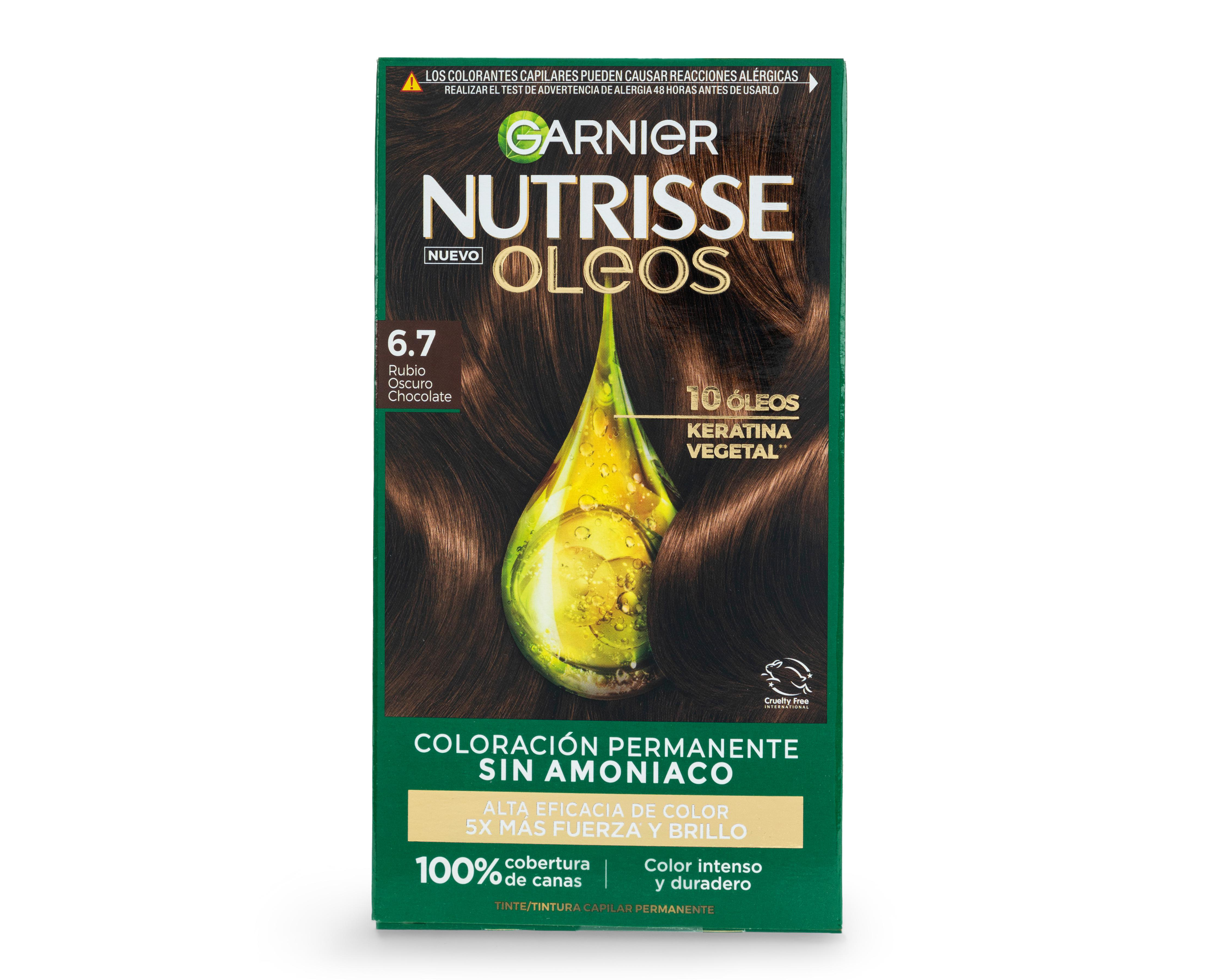 Tinte para Cabello Garnier Nutrisse 6.7 Rubio Oscuro Chocolate $129