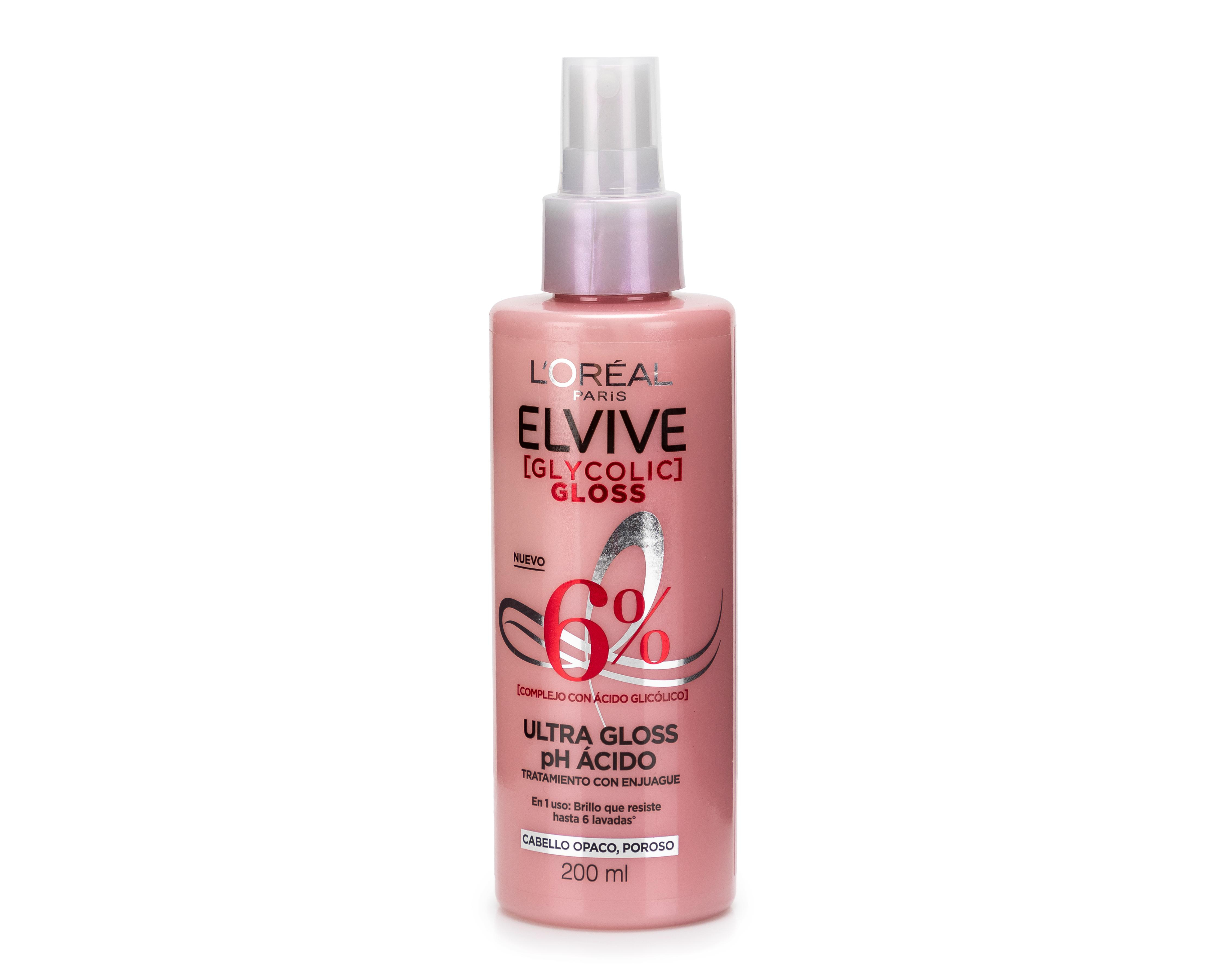 Foto 2 pulgar | Tratamiento Capilar L'Oréal Elvive Glycolic Gloss 200 ml