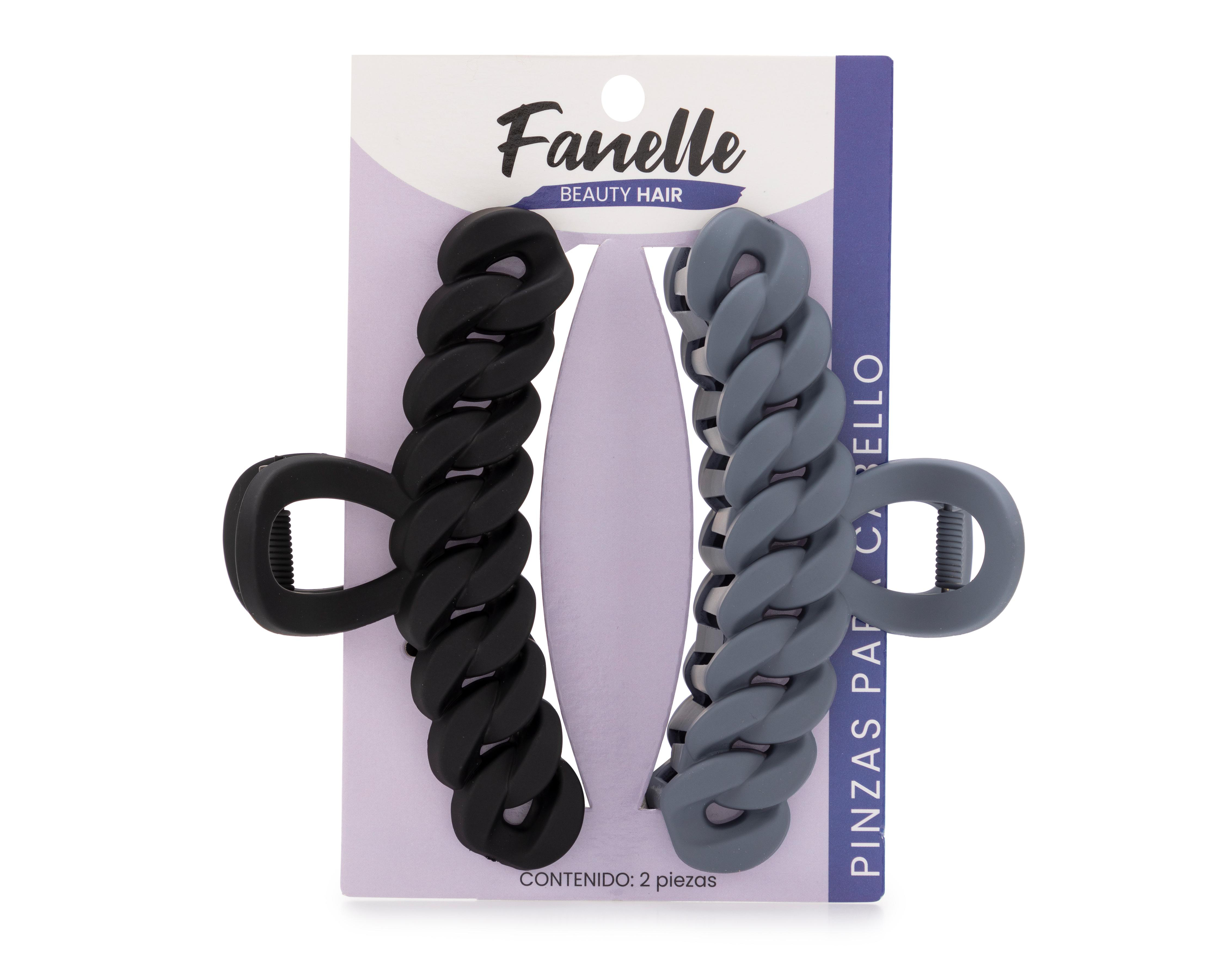 Foto 4 pulgar | Pinza para Cabello Fanelle 2 Piezas