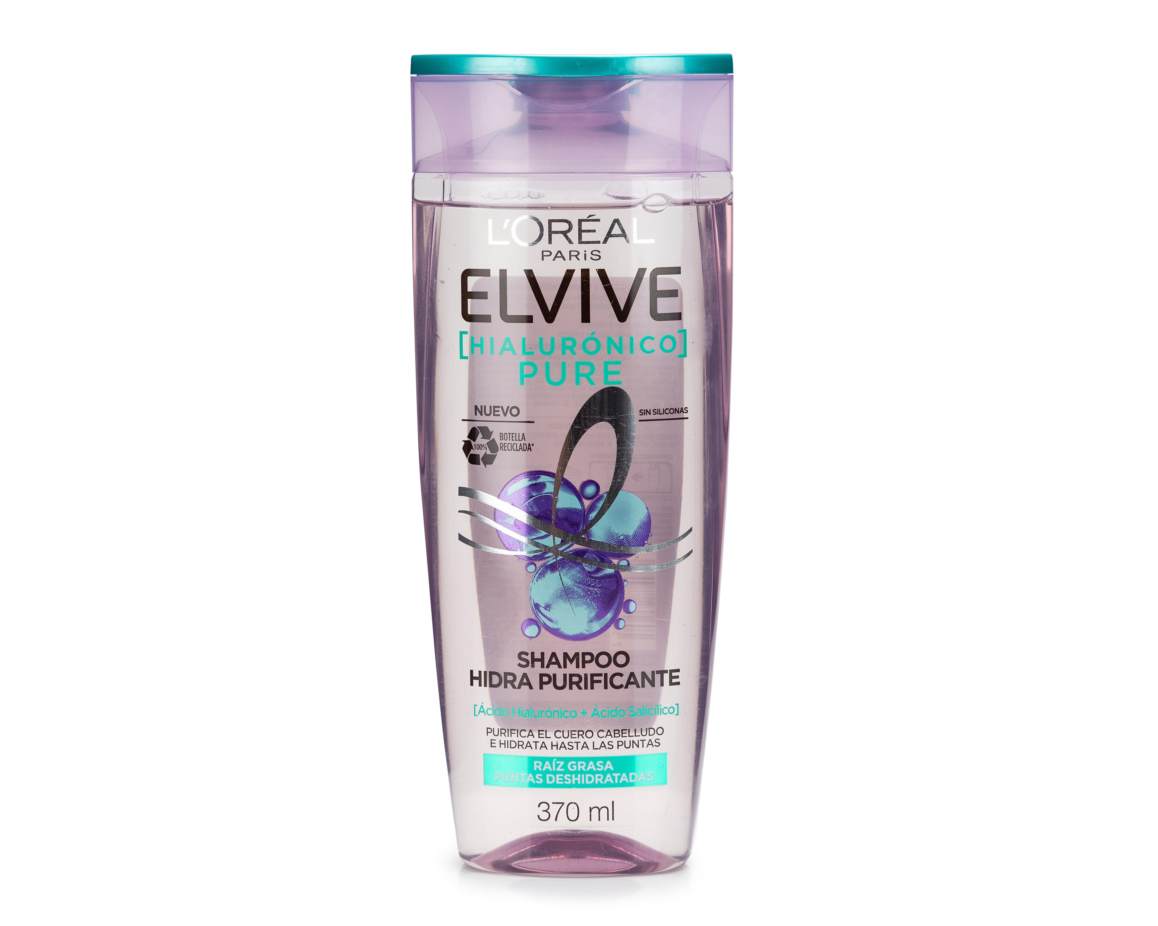 Foto 2 pulgar | Shampoo L'Oréal Elvive Hidra Purificante 370 ml