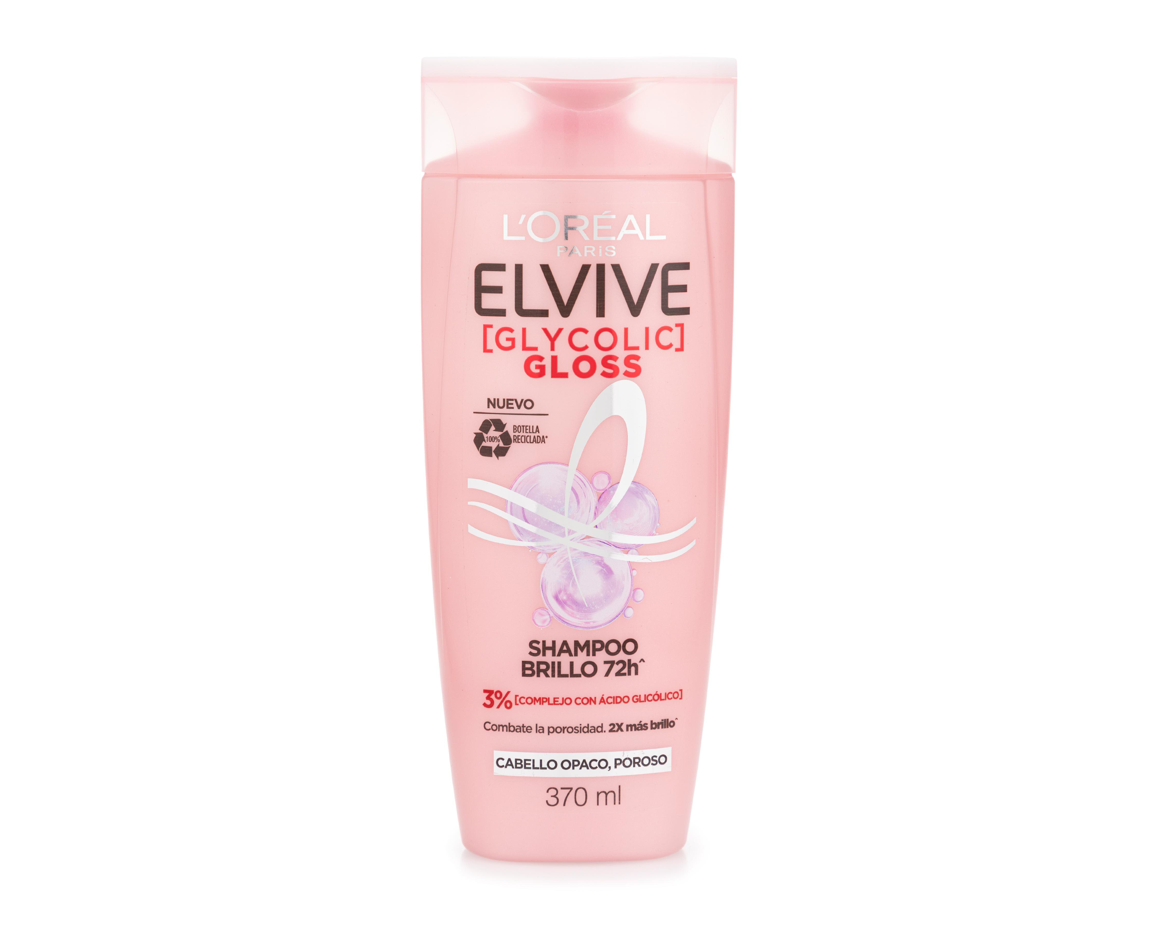 Foto 2 pulgar | Shampoo L'Oréal Elvive Cabello Brillante 370 ml