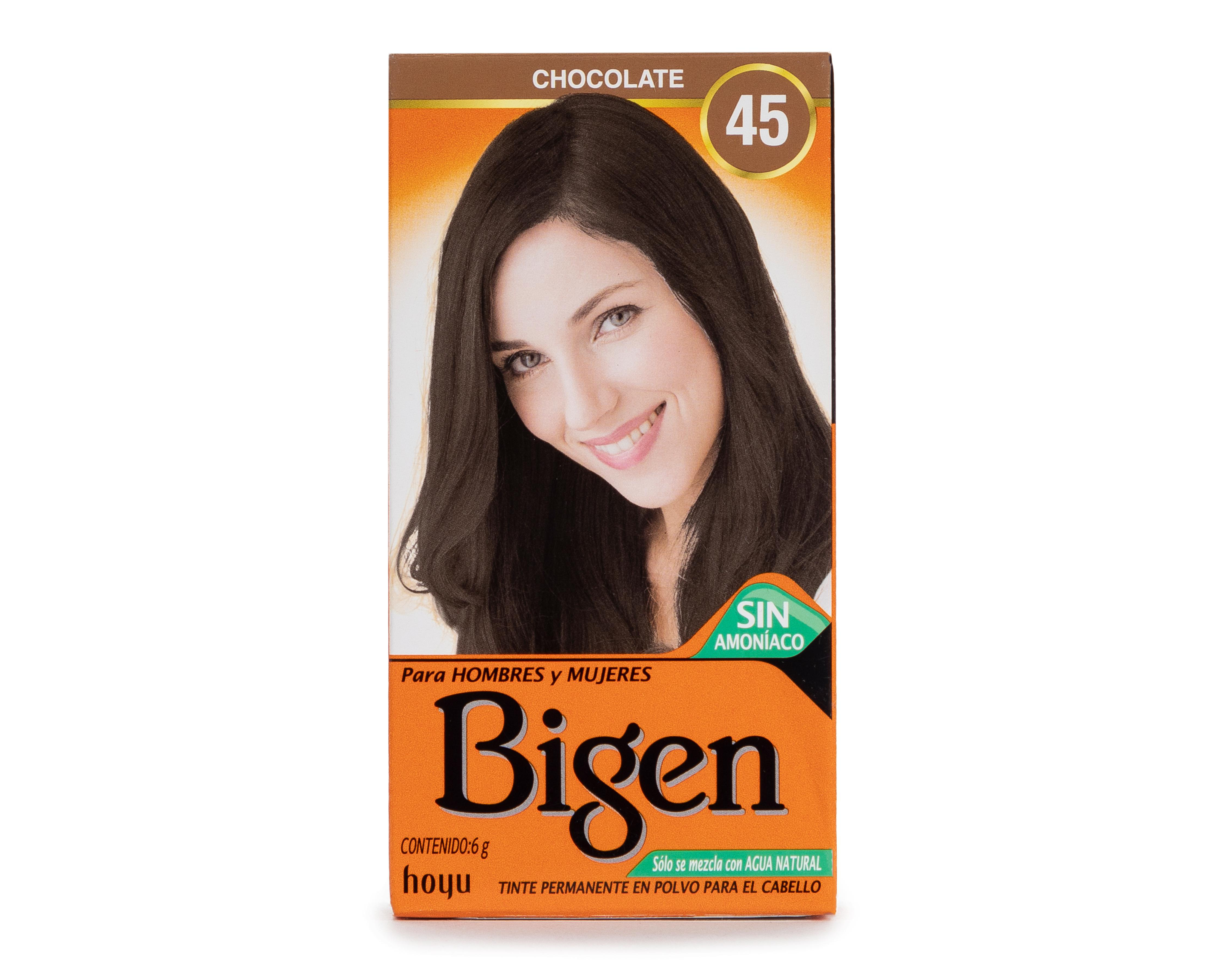 Foto 2 pulgar | Tinte para Cabello Bigen Chocolate 45