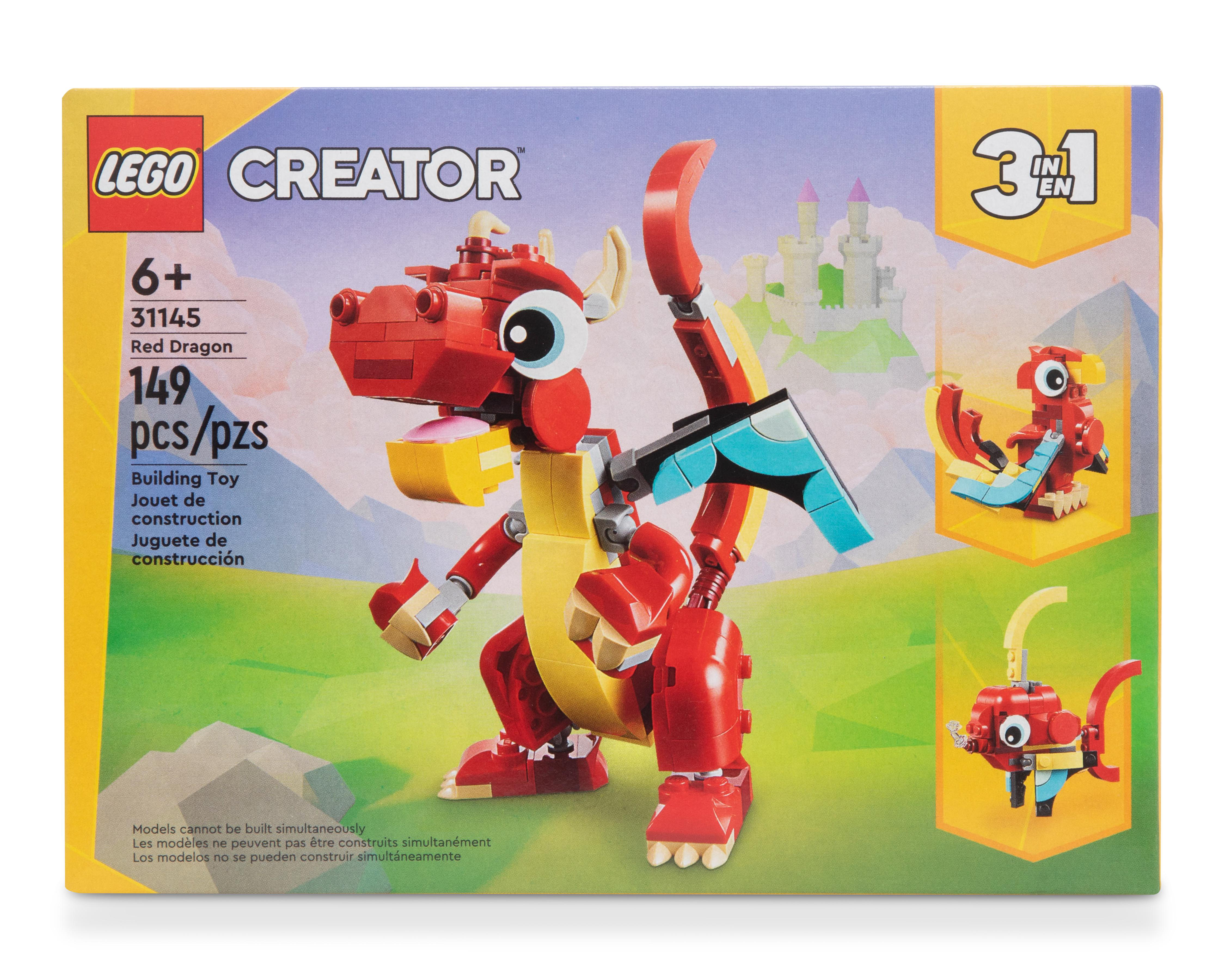 LEGO Creator 3 en 1: Dragón Rojo