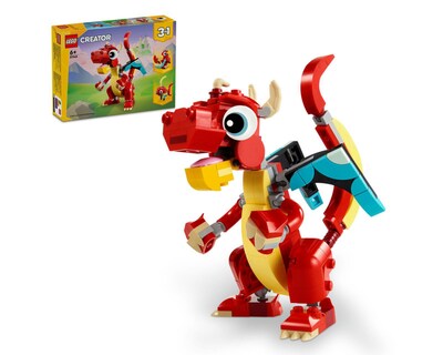 Foto 1 | LEGO Creator 3 en 1: Dragón Rojo