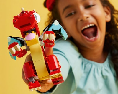 Foto 5 | LEGO Creator 3 en 1: Dragón Rojo