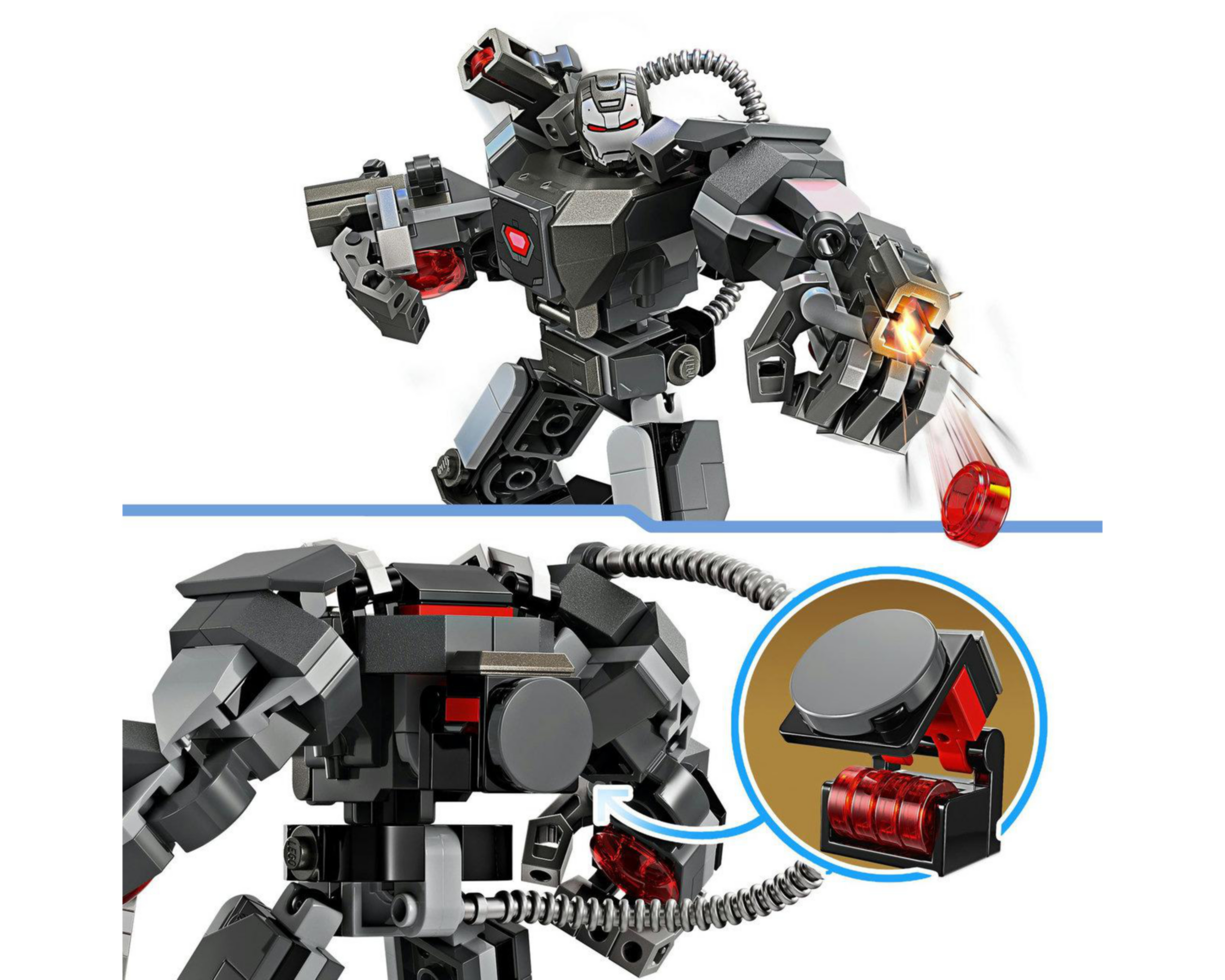 Foto 8 pulgar | LEGO Marvel: Armadura Robótica de Máquina de Guerra