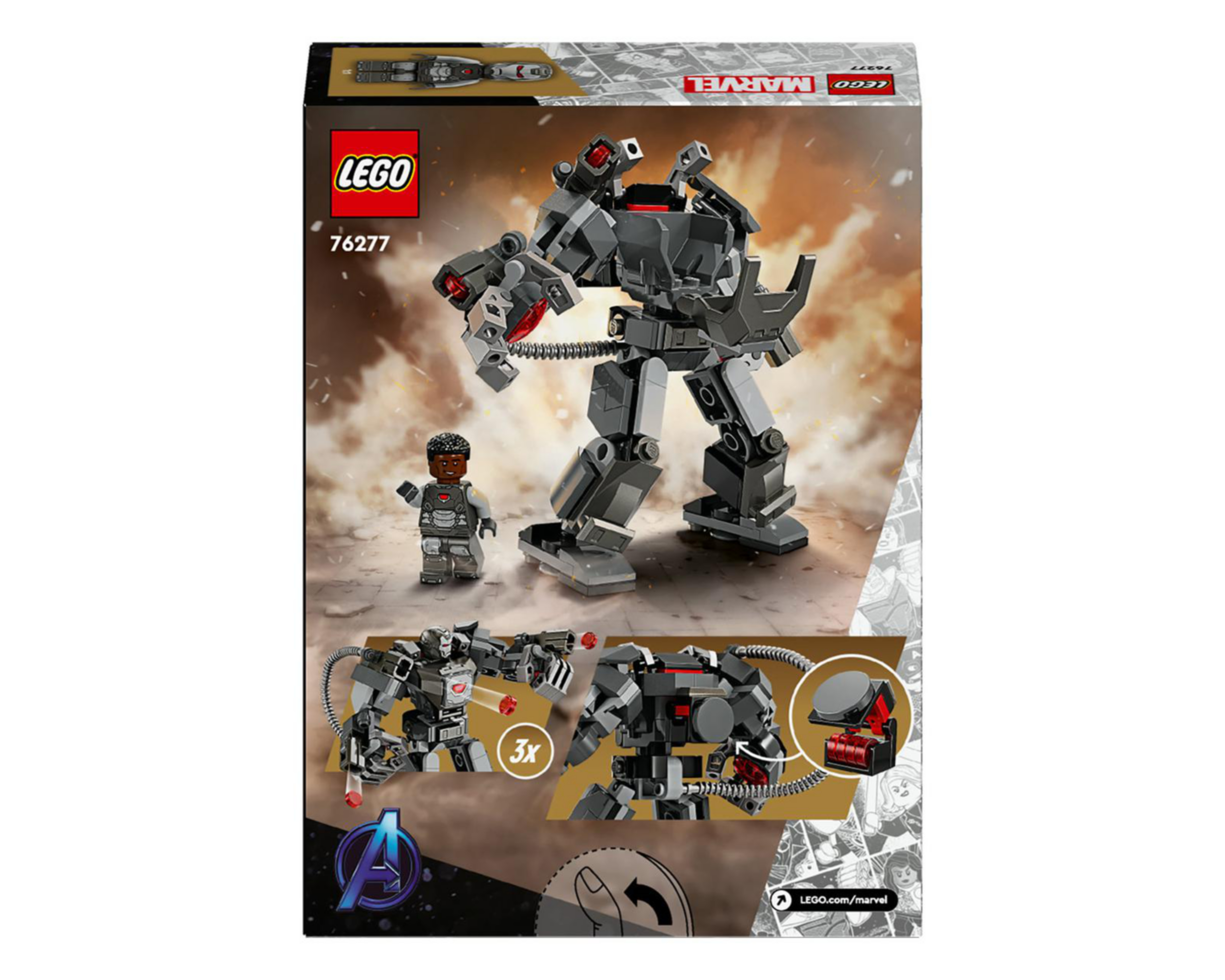 Foto 10 pulgar | LEGO Marvel: Armadura Robótica de Máquina de Guerra