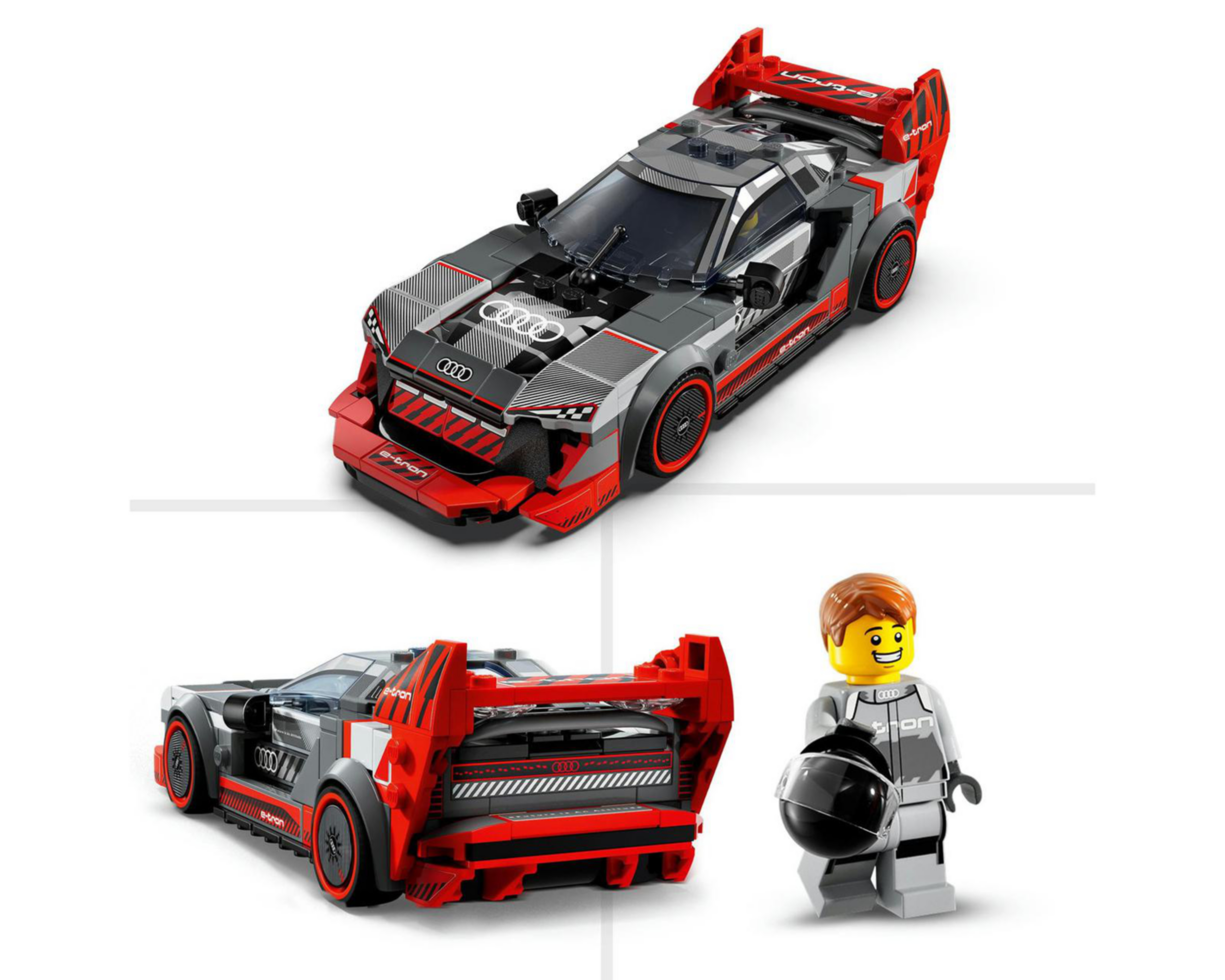 Foto 8 pulgar | LEGO Speed: Coche de Carreras Audi S1 e-Tron Quattro