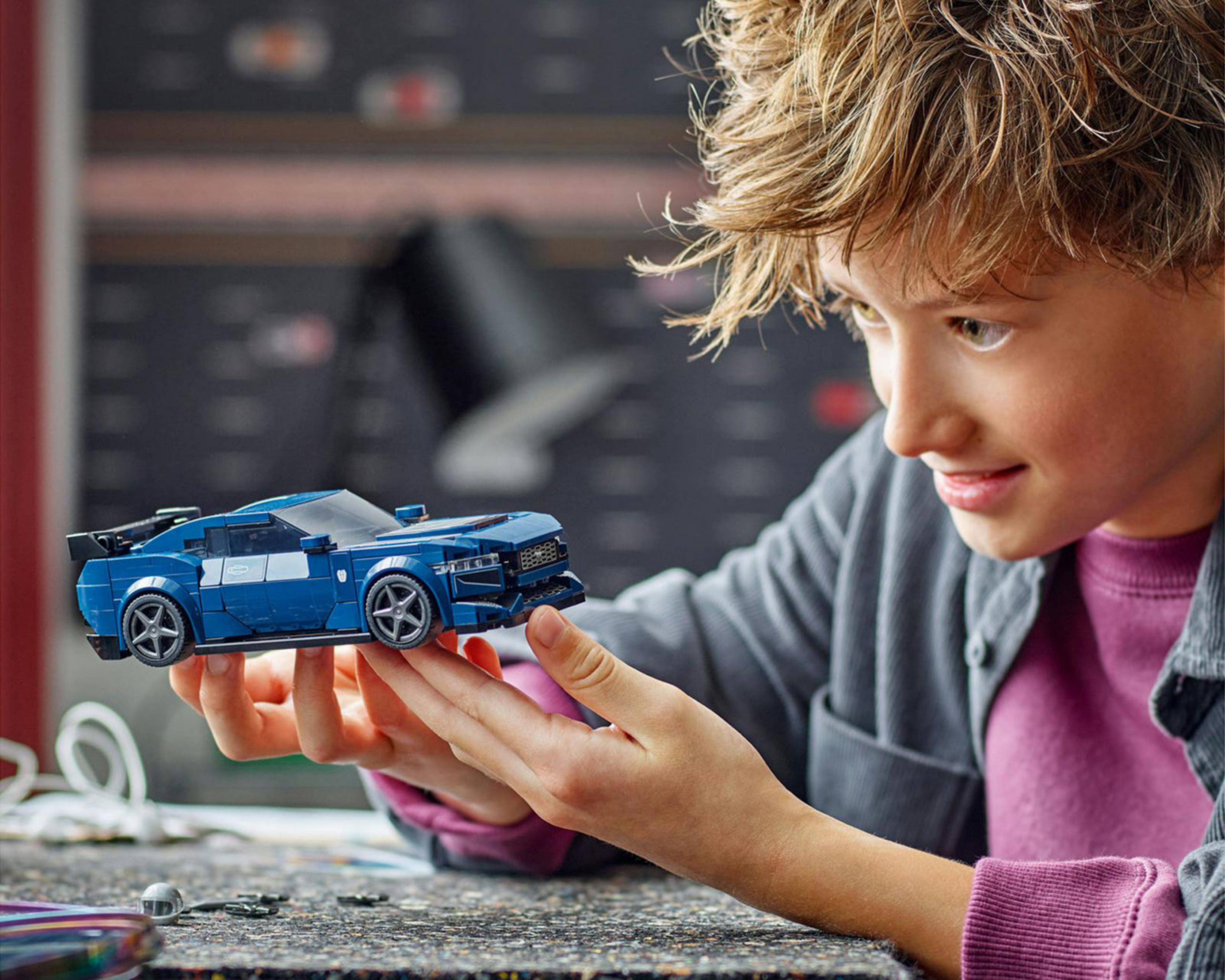 Foto 6 pulgar | LEGO Speed Champions: Auto Deportivo Ford Mustang Dark Horse