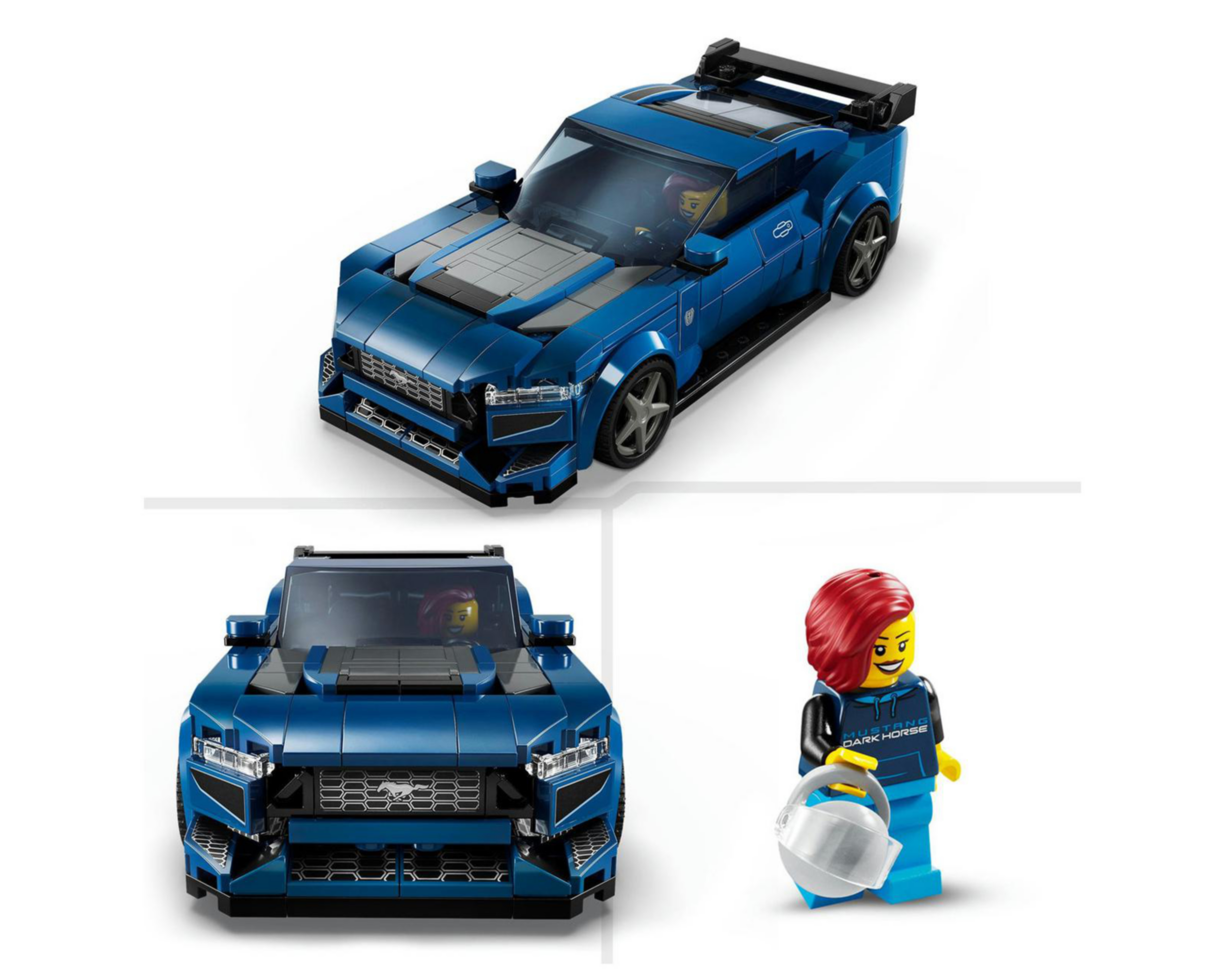 Foto 8 pulgar | LEGO Speed Champions: Auto Deportivo Ford Mustang Dark Horse