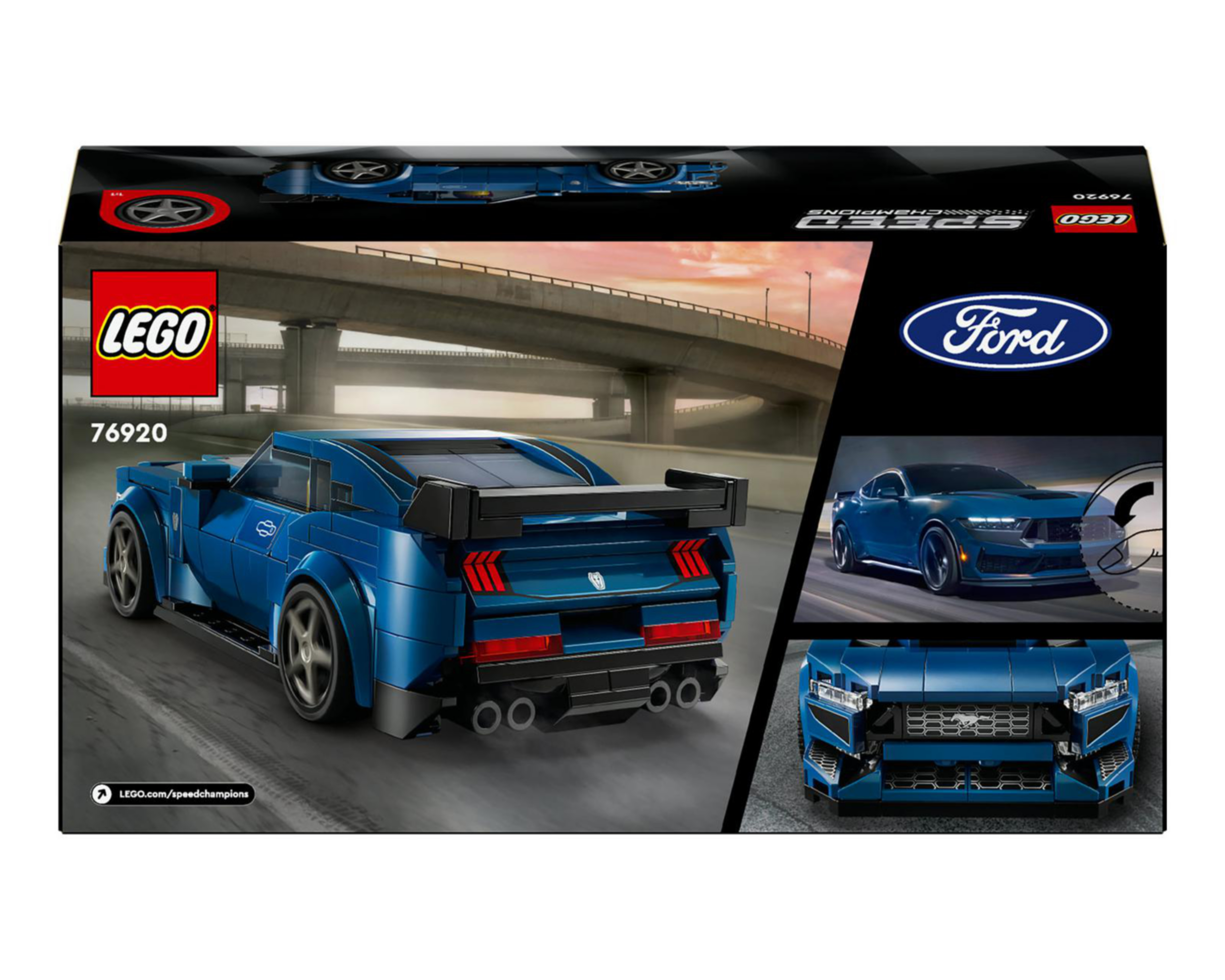 Foto 10 pulgar | LEGO Speed Champions: Auto Deportivo Ford Mustang Dark Horse