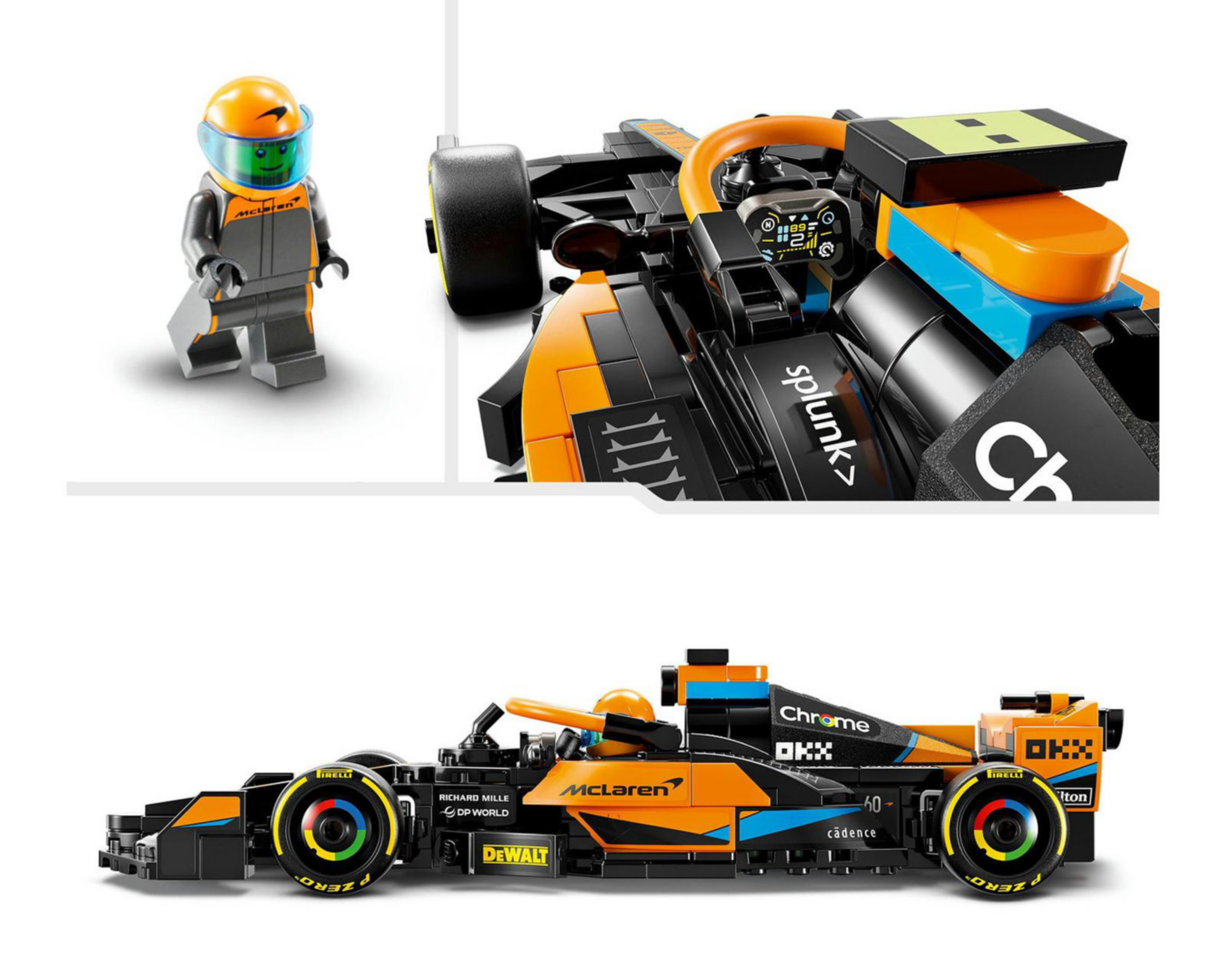 Foto 9 pulgar | LEGO Speed Champions: Auto de Carreras de Fórmula 1 McLaren 2023