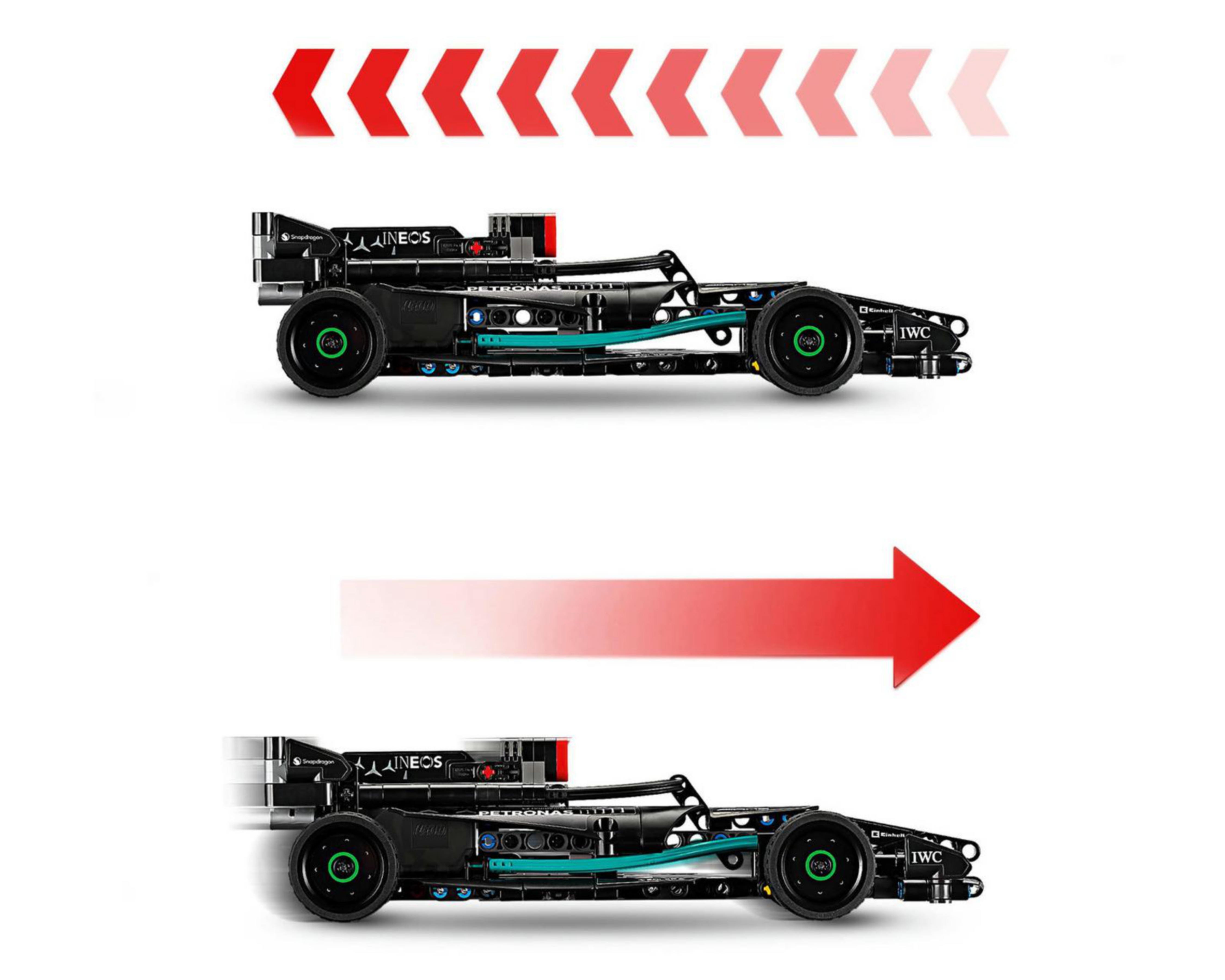 Foto 8 | LEGO Technic: Mercedes-AMG F1 W14 E Performance Pull-Back