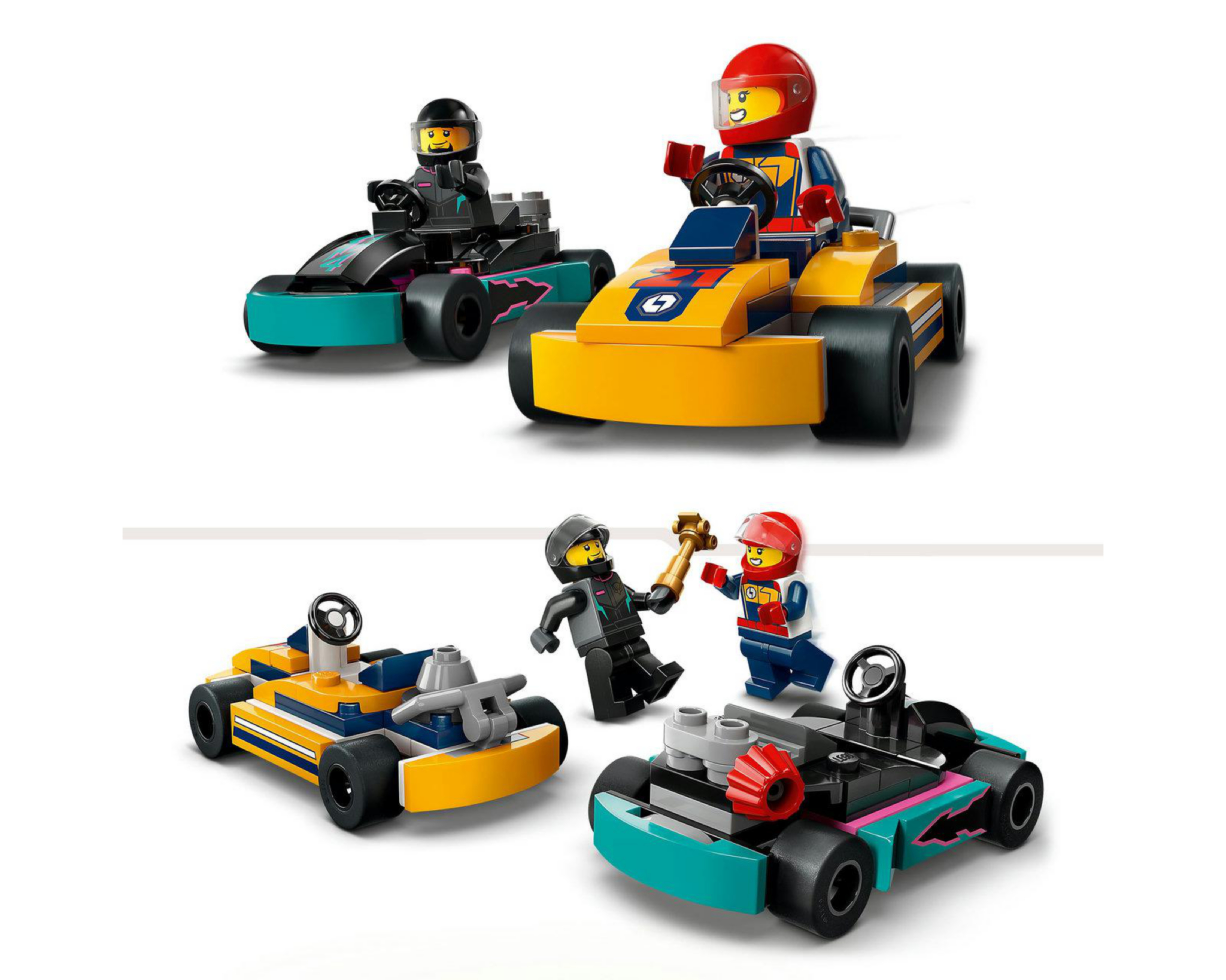 Foto 8 pulgar | Lego City: Karts y Pilotos de Carreras