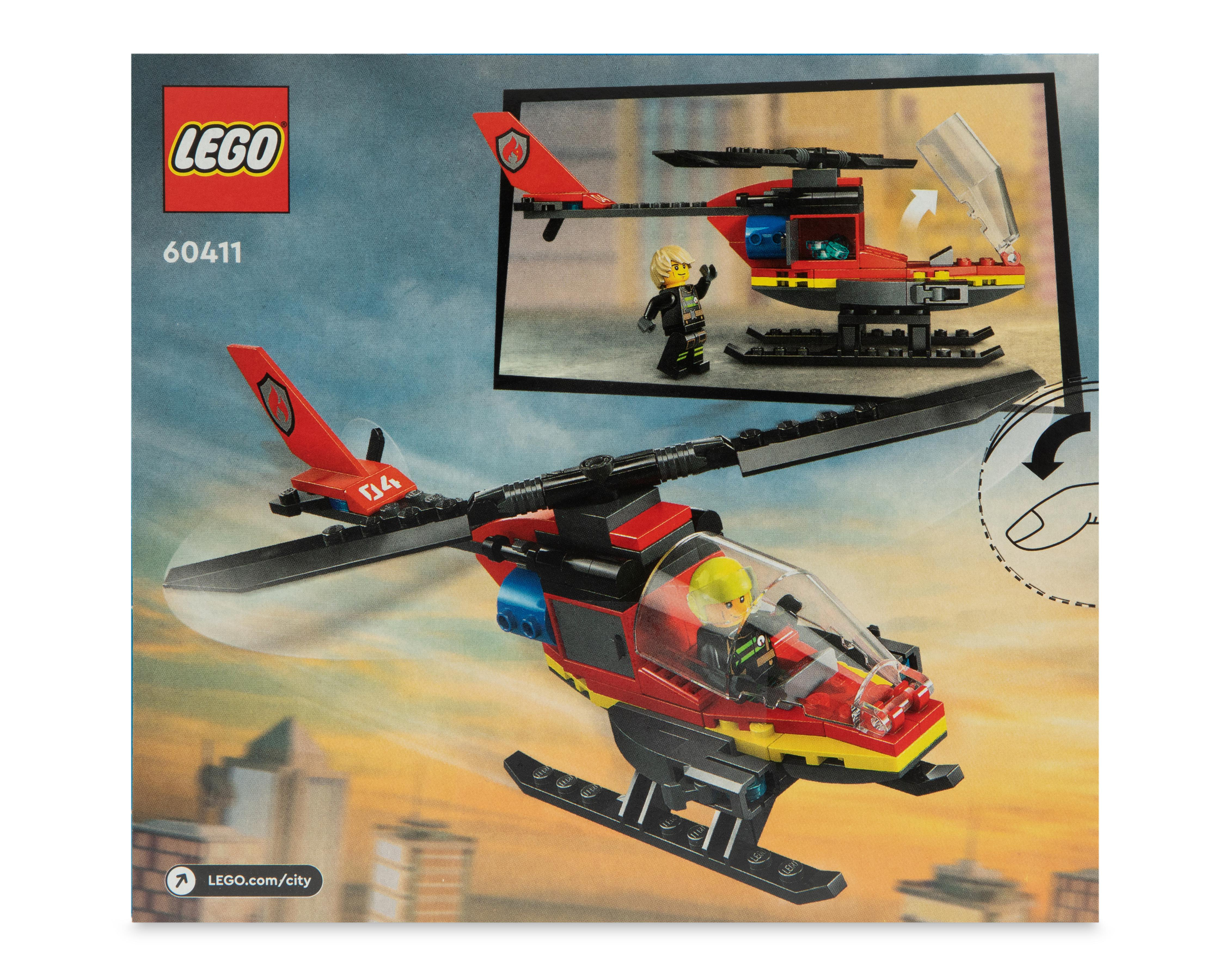 Foto 3 pulgar | Lego City: Helicóptero de Rescate de Bomberos
