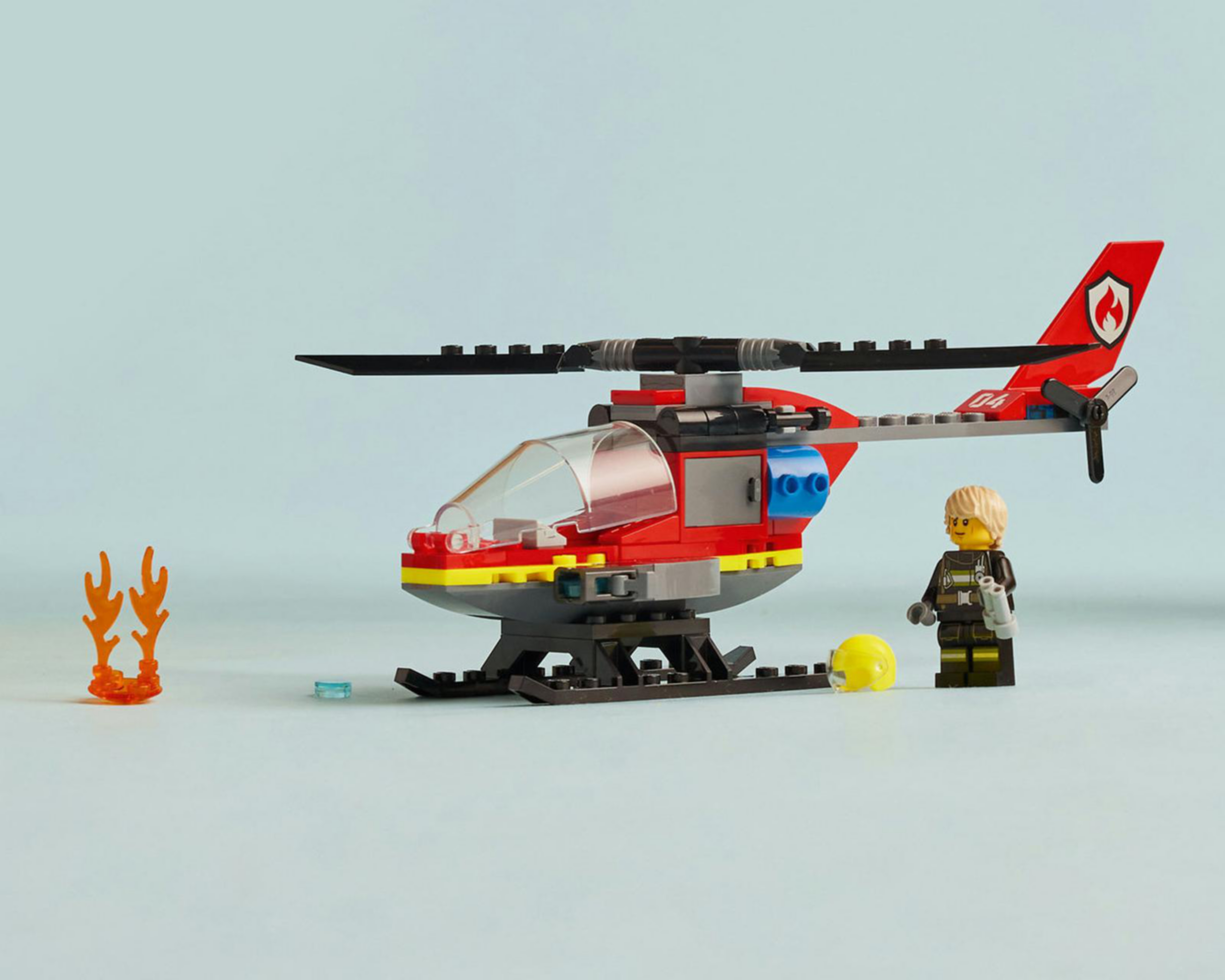 Foto 6 | Lego City: Helicóptero de Rescate de Bomberos
