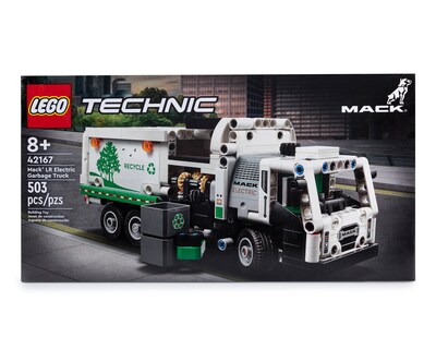Foto 1 | LEGO Technic: Camión de Residuos Mack LR Electric