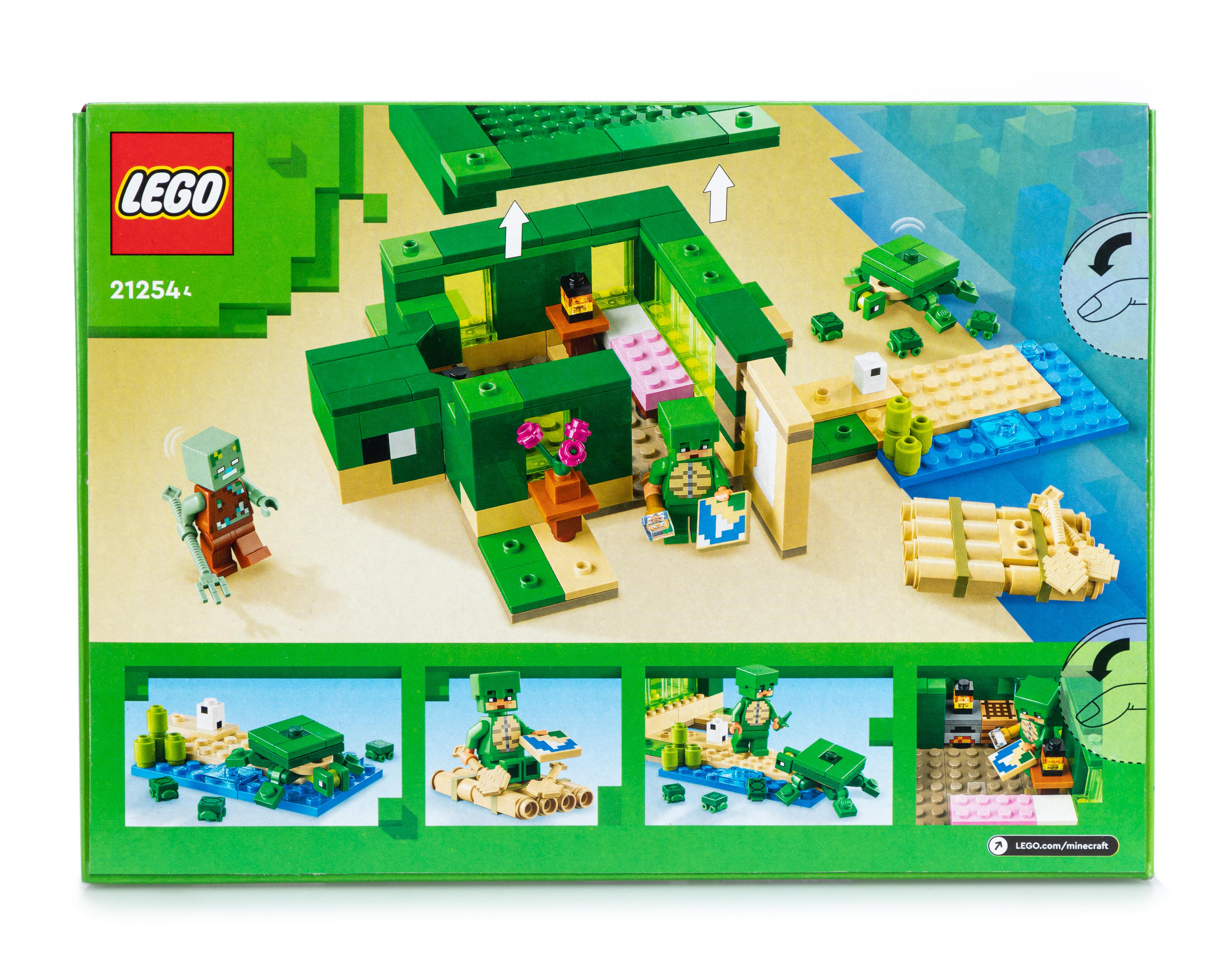 Foto 3 pulgar | LEGO Minecraft: La Casa-Tortuga de la Playa