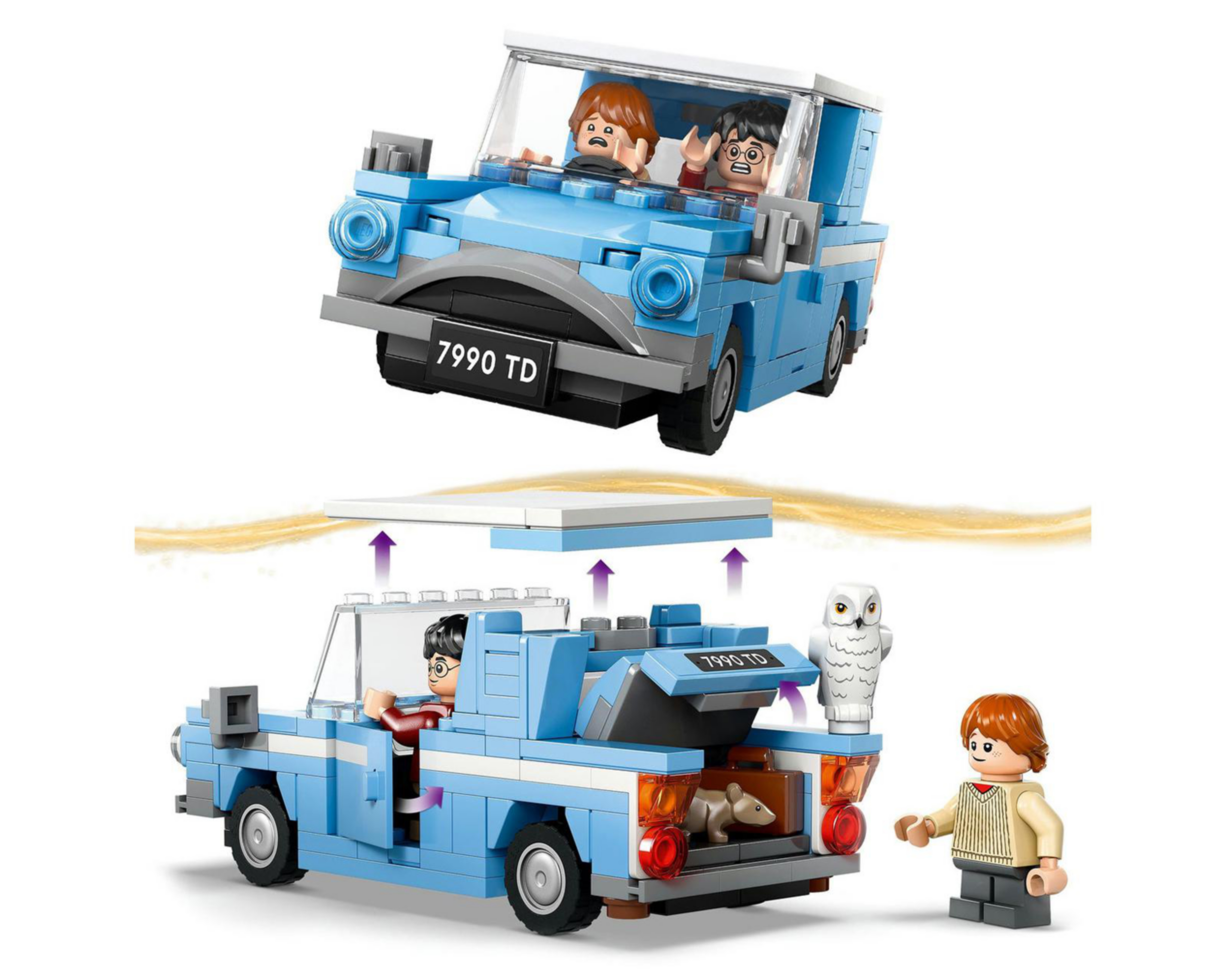 Foto 8 pulgar | LEGO Harry Potter: Flying Ford Anglia Volador