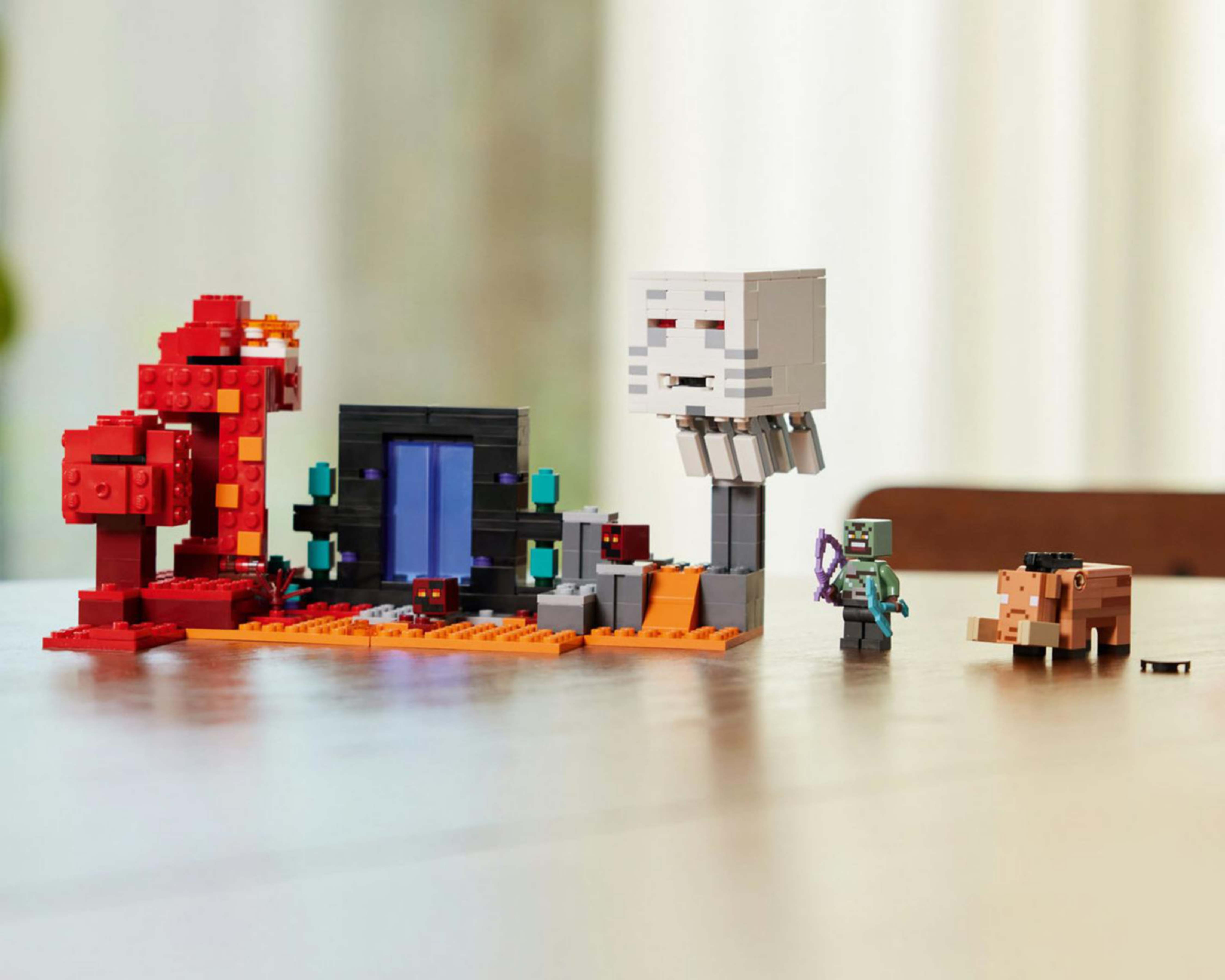 Foto 6 | LEGO Minecraft: La Emboscada en el Portal del Nether