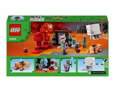 Foto 9 | LEGO Minecraft: La Emboscada en el Portal del Nether