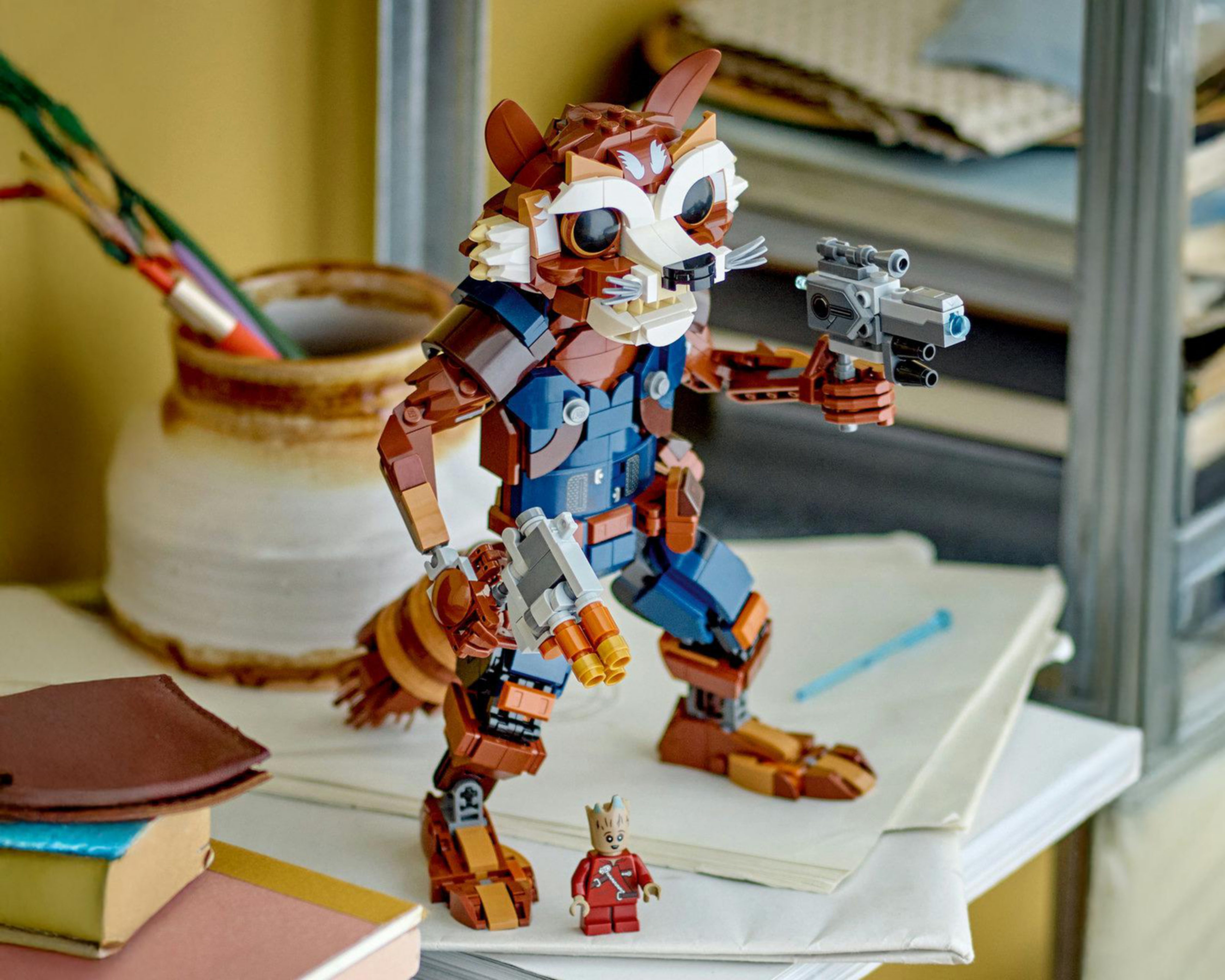 Foto 7 pulgar | LEGO Marvel: Rocket y Bebé Groot