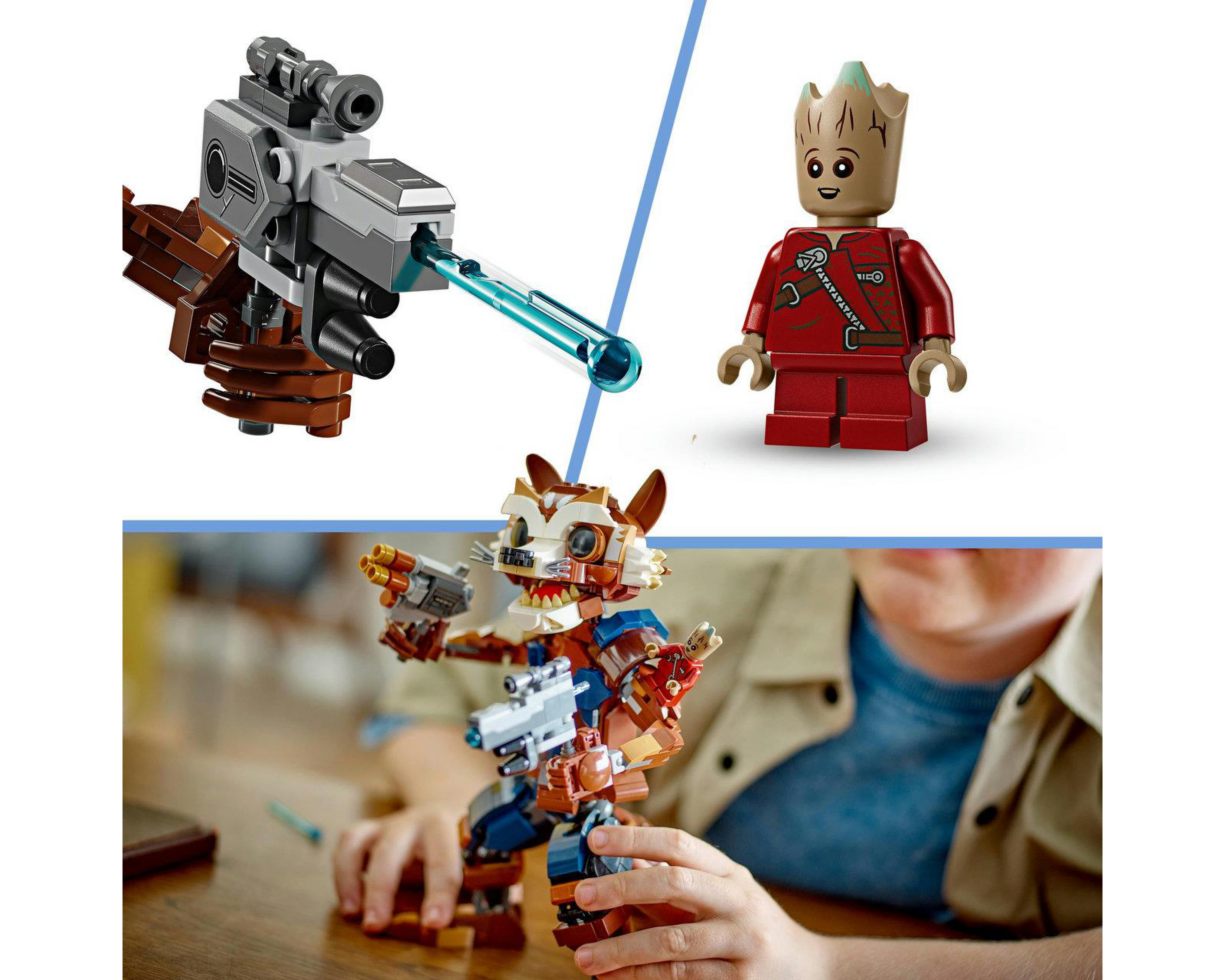 Foto 9 pulgar | LEGO Marvel: Rocket y Bebé Groot