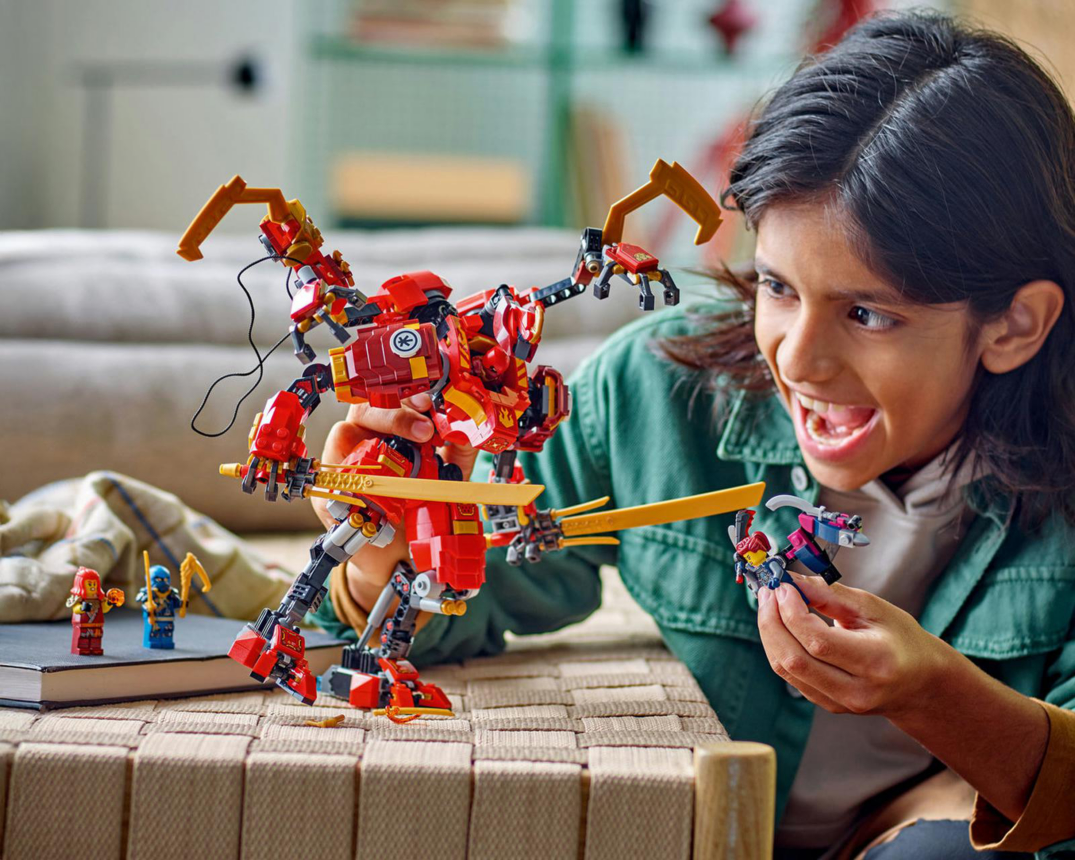 Foto 6 pulgar | LEGO Ninjago: Meca Escalador Ninja de Kai