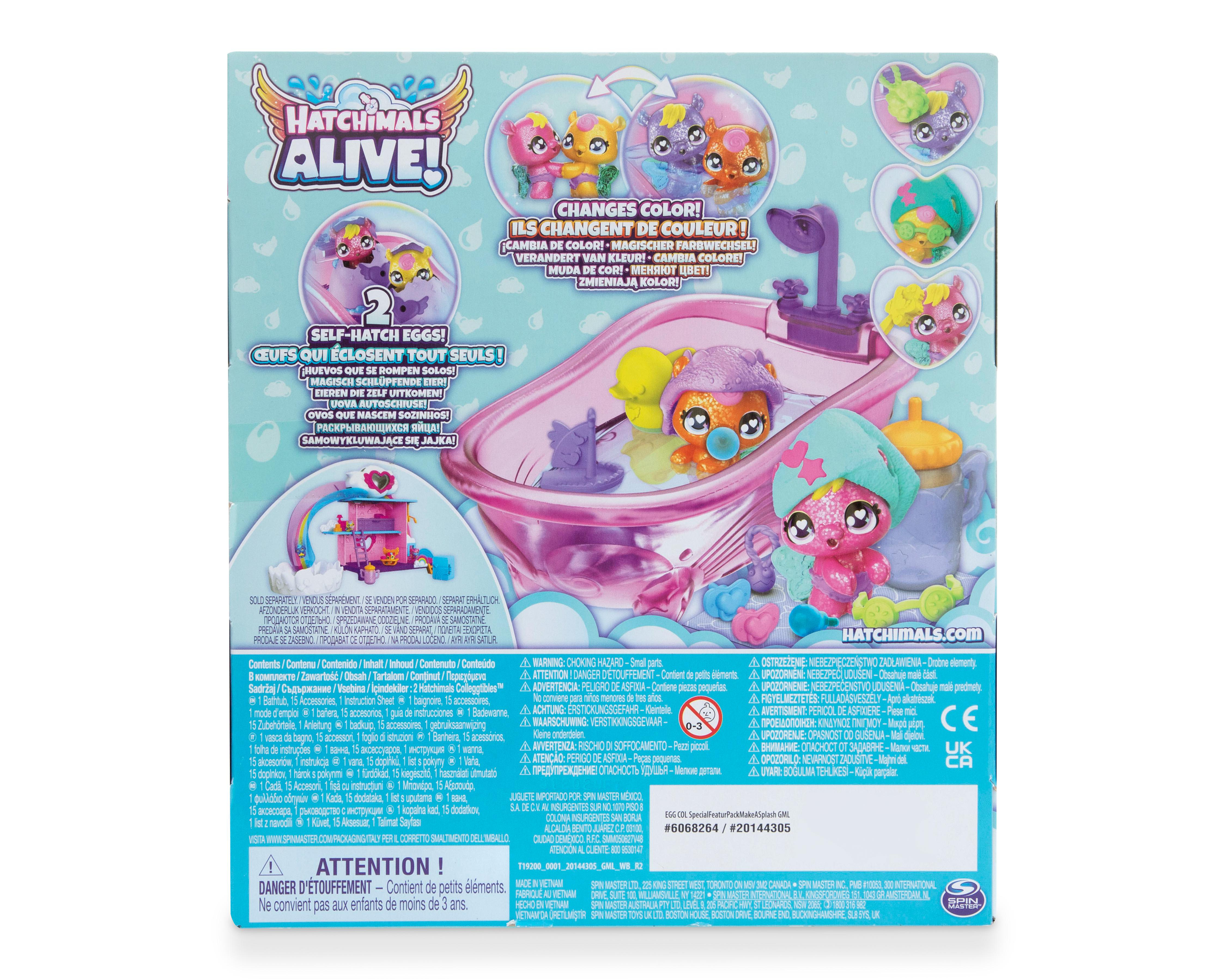 Foto 6 pulgar | Set de Bañera Hatchimals Alive Cambia Color