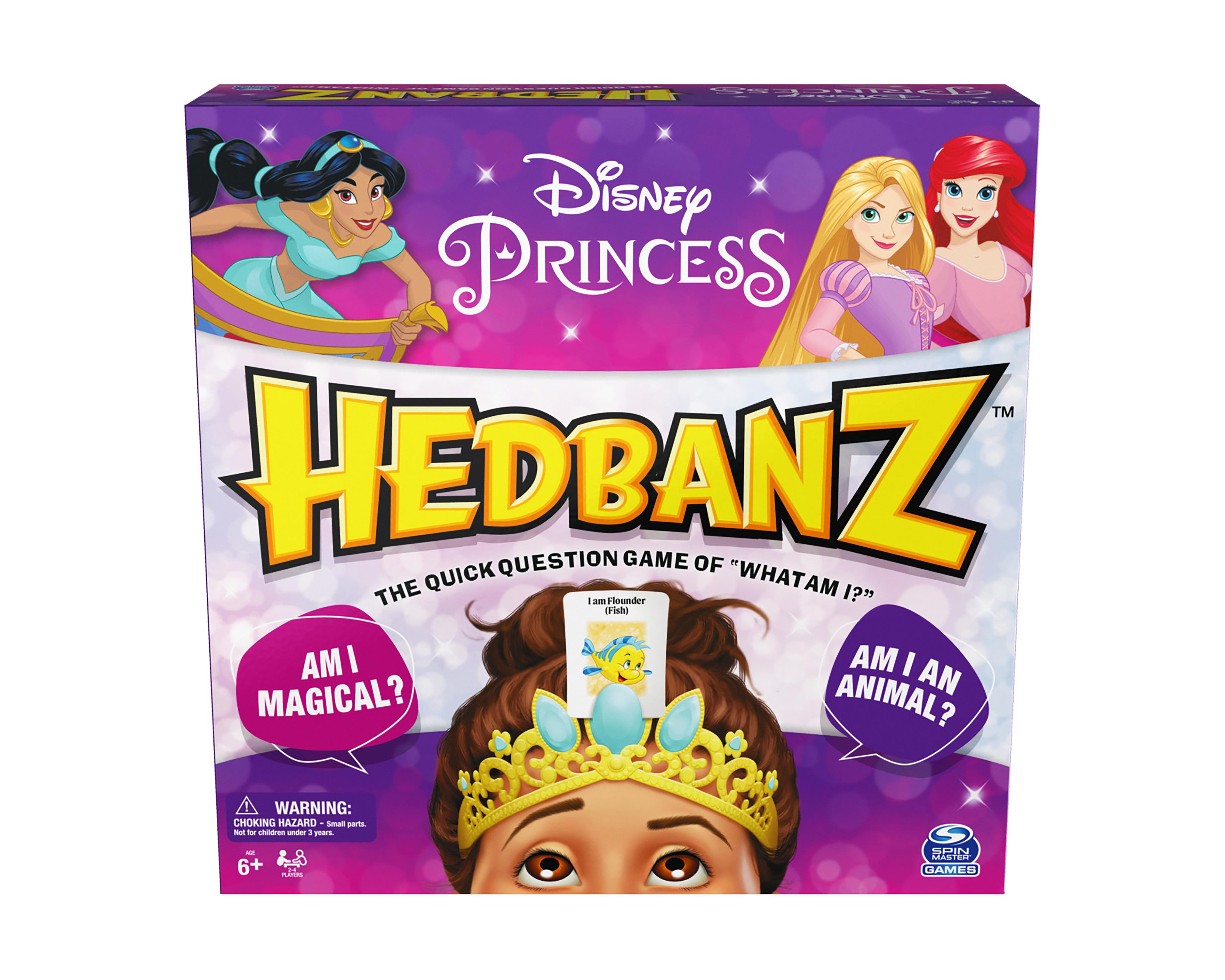 Foto 2 pulgar | Juego de Mesa Hedbanz Disney Princess Spin Master