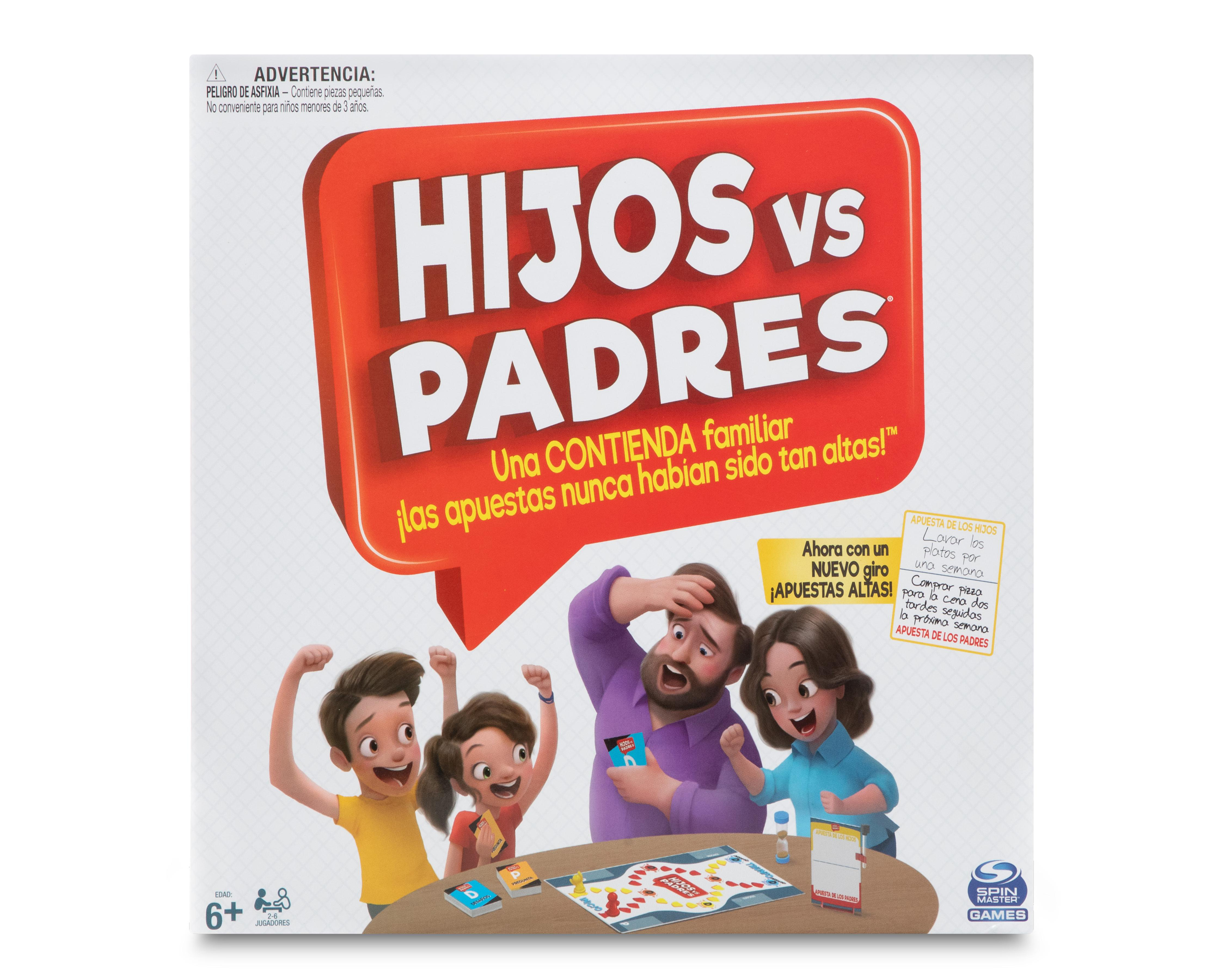 Foto 2 pulgar | Juego de Cartas Hijos vs Padres Spin Master