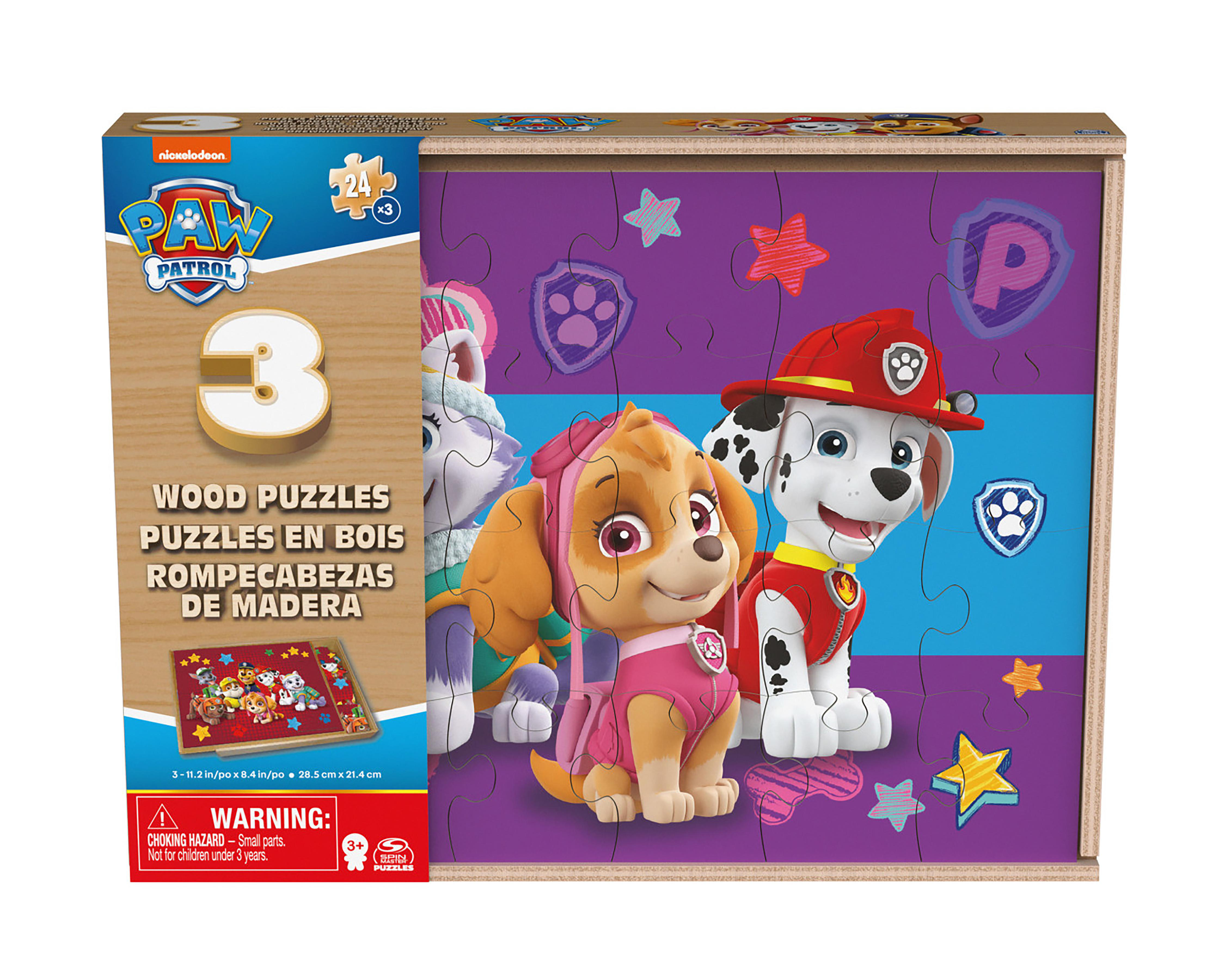 Foto 8 pulgar | Rompecabezas Paw Patrol Spin Master 3 Set de 24 Piezas