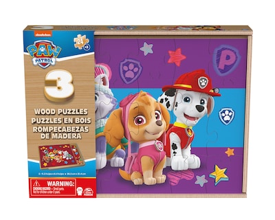 Foto 7 | Rompecabezas Paw Patrol Spin Master 3 Set de 24 Piezas
