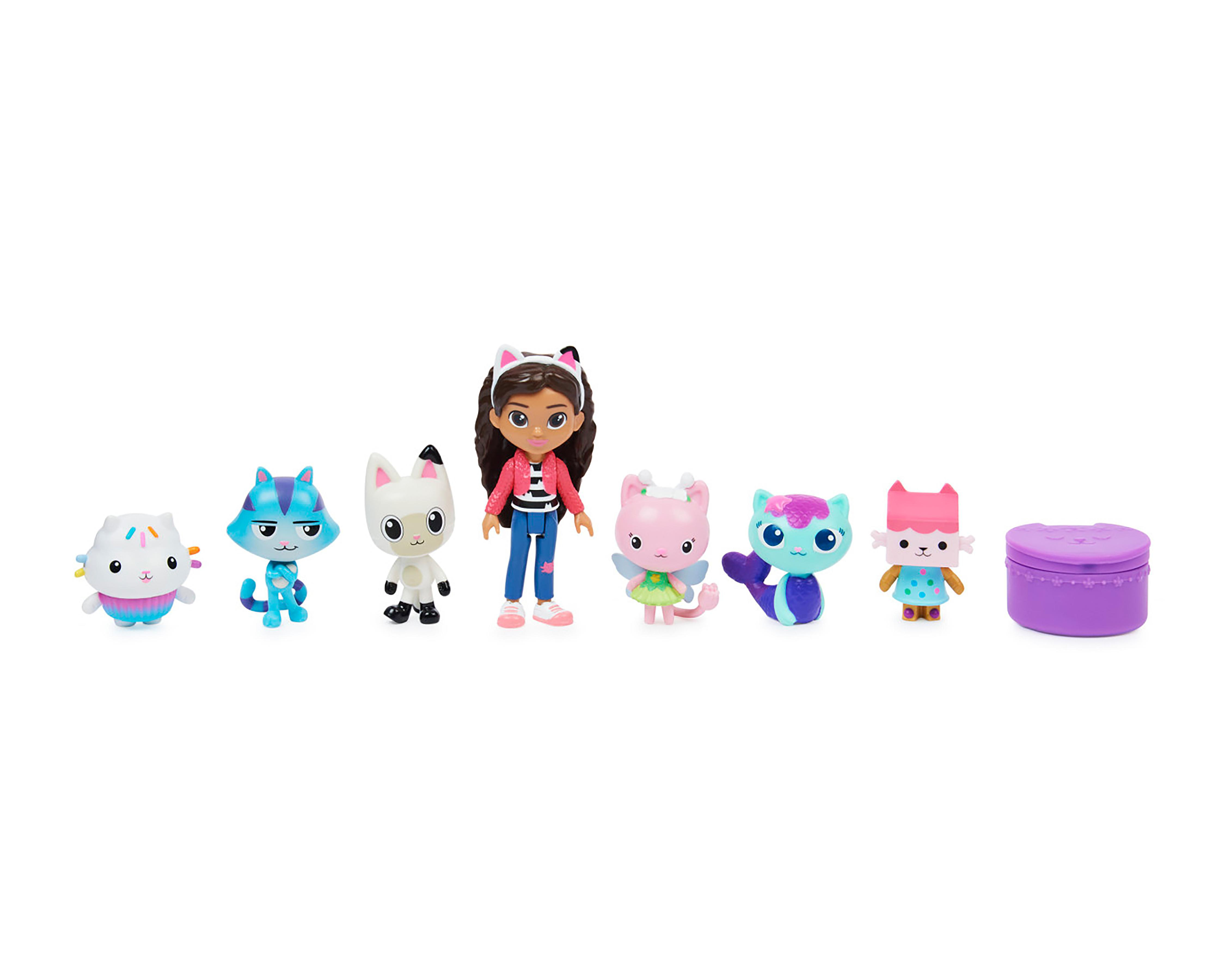 Foto 1 | Figura Gabby's Dollhouse Spin Master Conjunto Deluxe 8 Piezas
