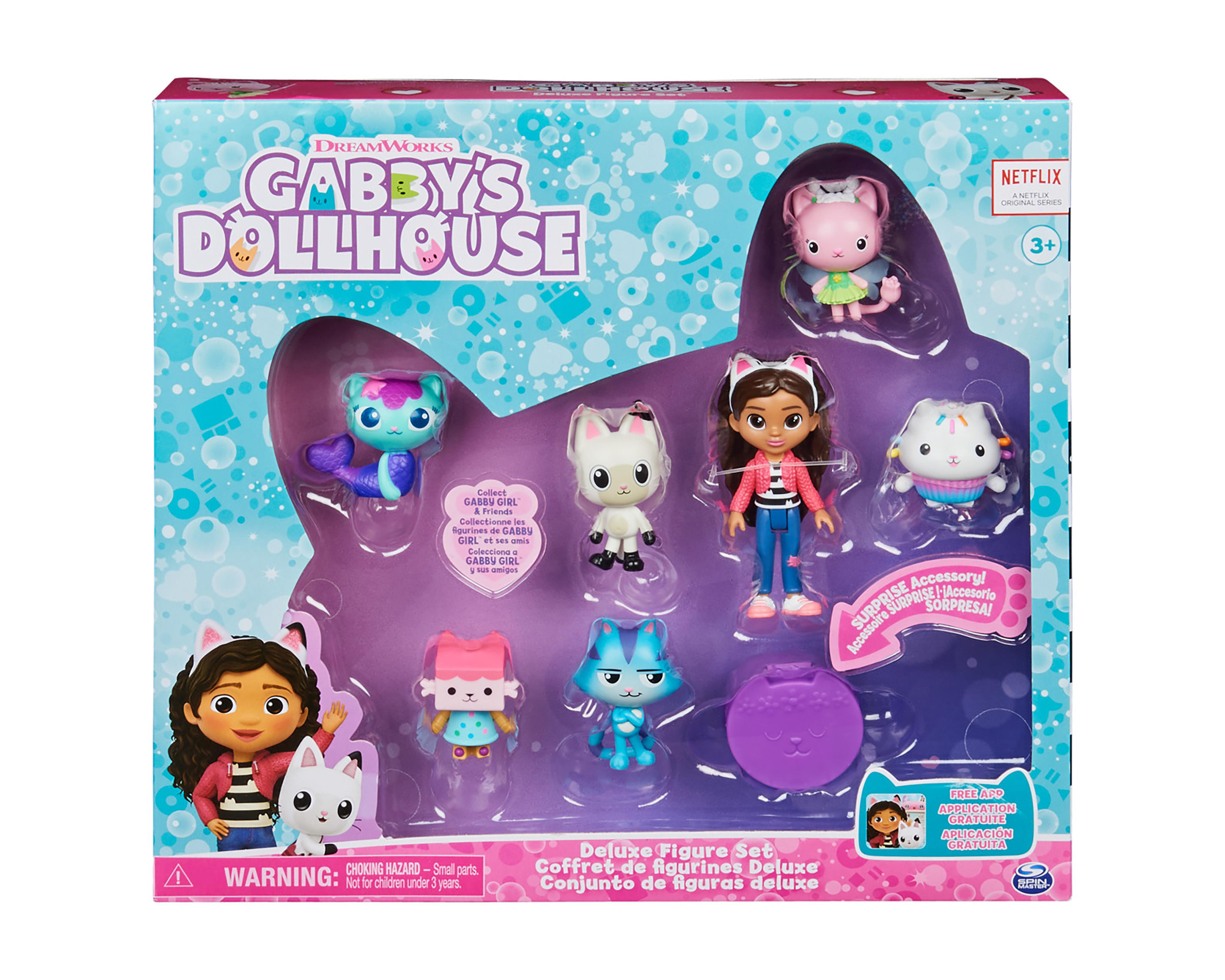 Foto 3 pulgar | Figura Gabby's Dollhouse Spin Master Conjunto Deluxe 8 Piezas