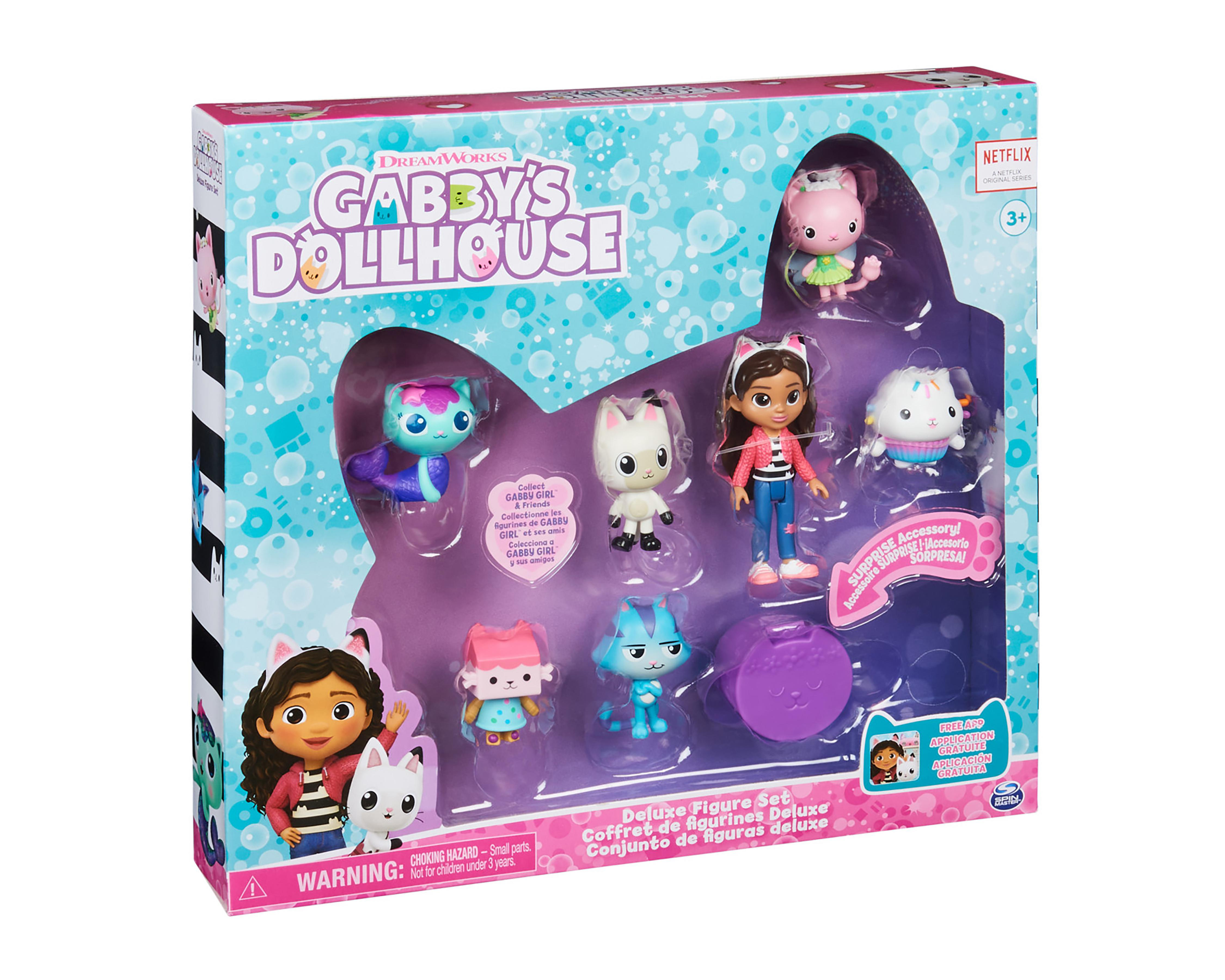 Foto 7 pulgar | Figura Gabby's Dollhouse Spin Master Conjunto Deluxe 8 Piezas