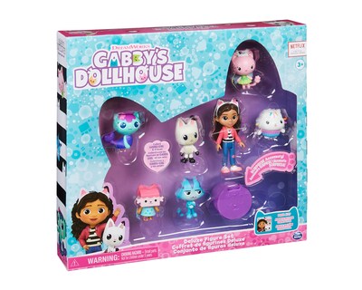 Foto 6 | Figura Gabby's Dollhouse Spin Master Conjunto Deluxe 8 Piezas