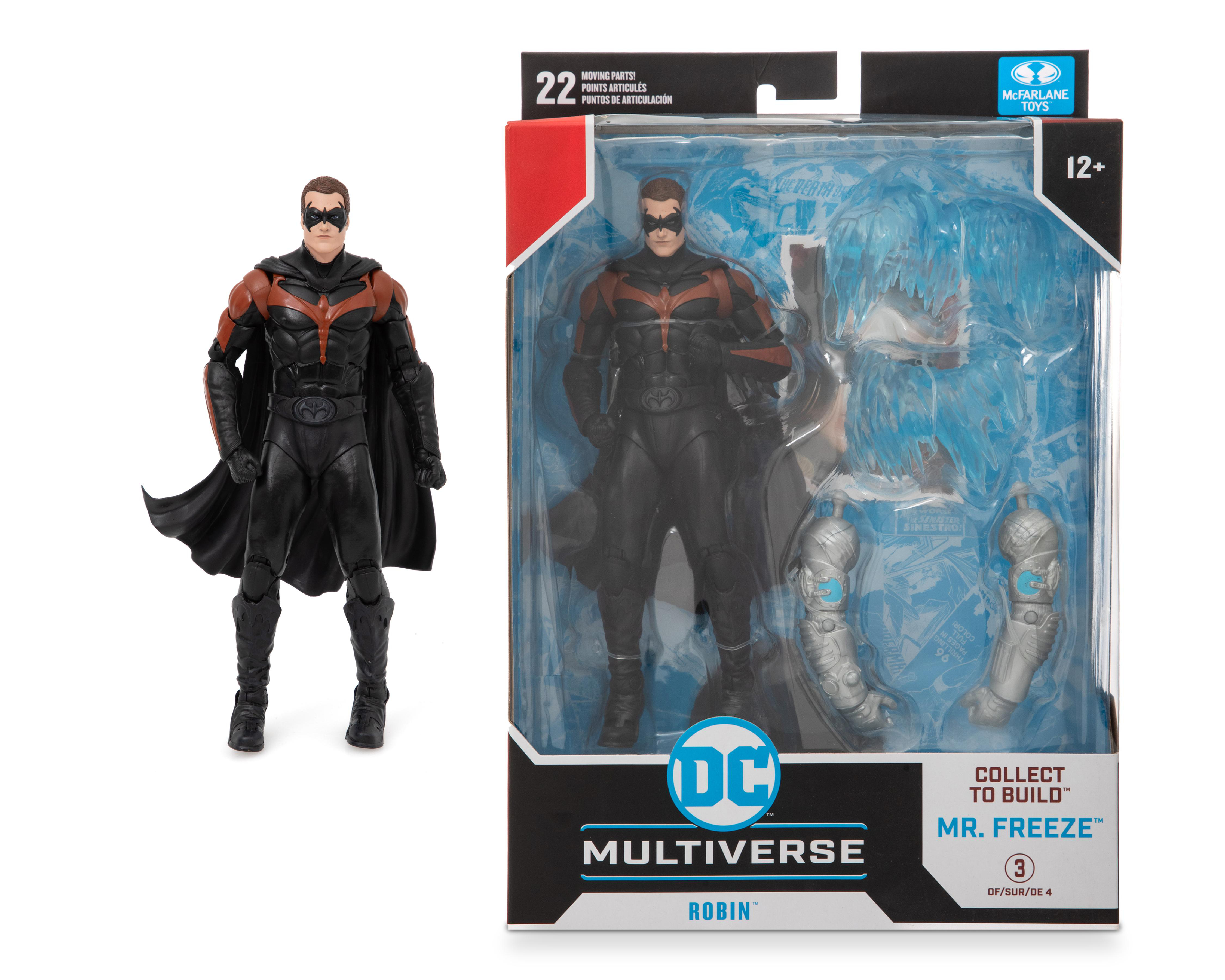 Foto 4 pulgar | Robin McFarlane Multiverse DC Batman y Robin Build-A