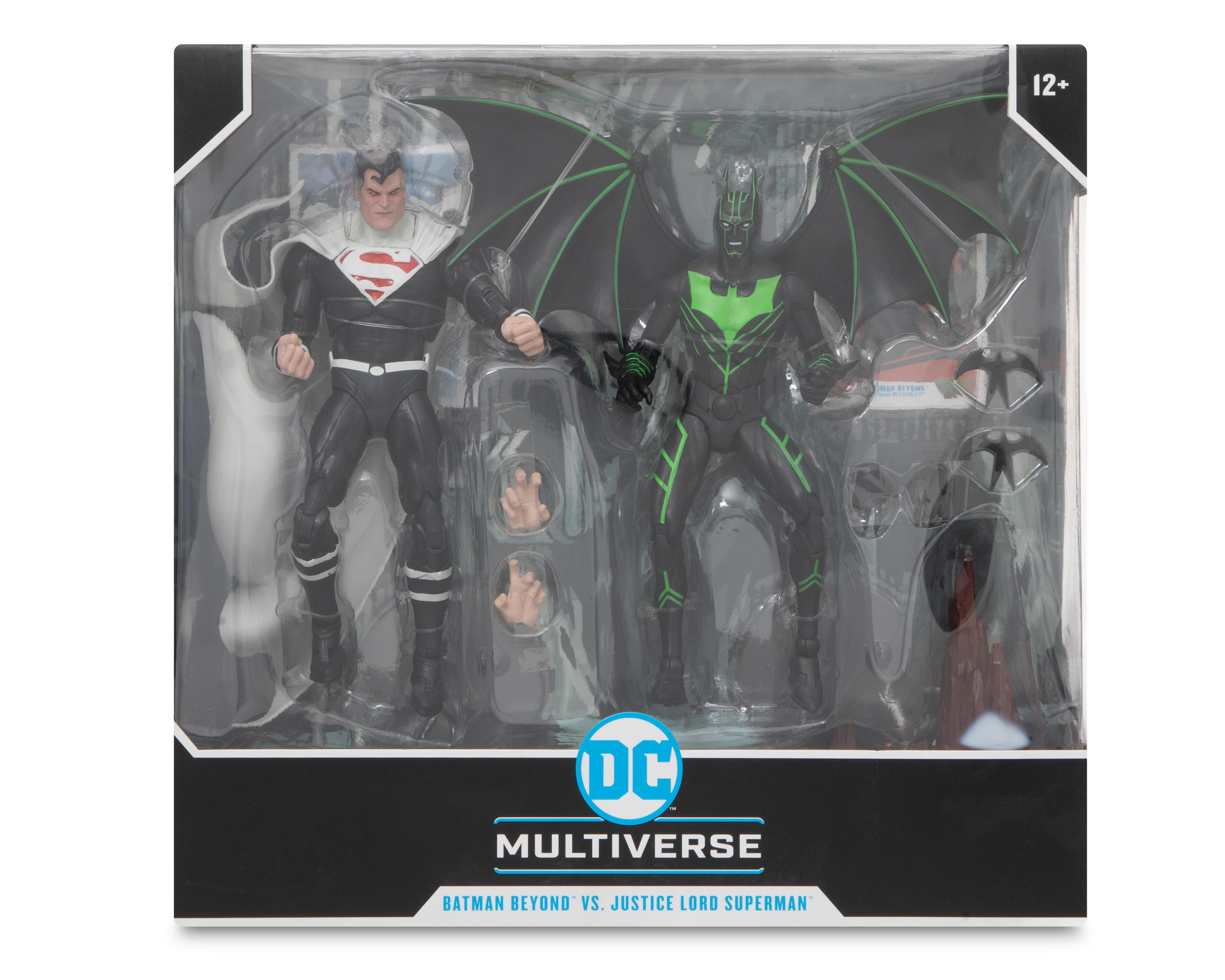 Foto 5 pulgar | Batman Beyond VS Justice Lord Superman DC Multiverse McFarlane