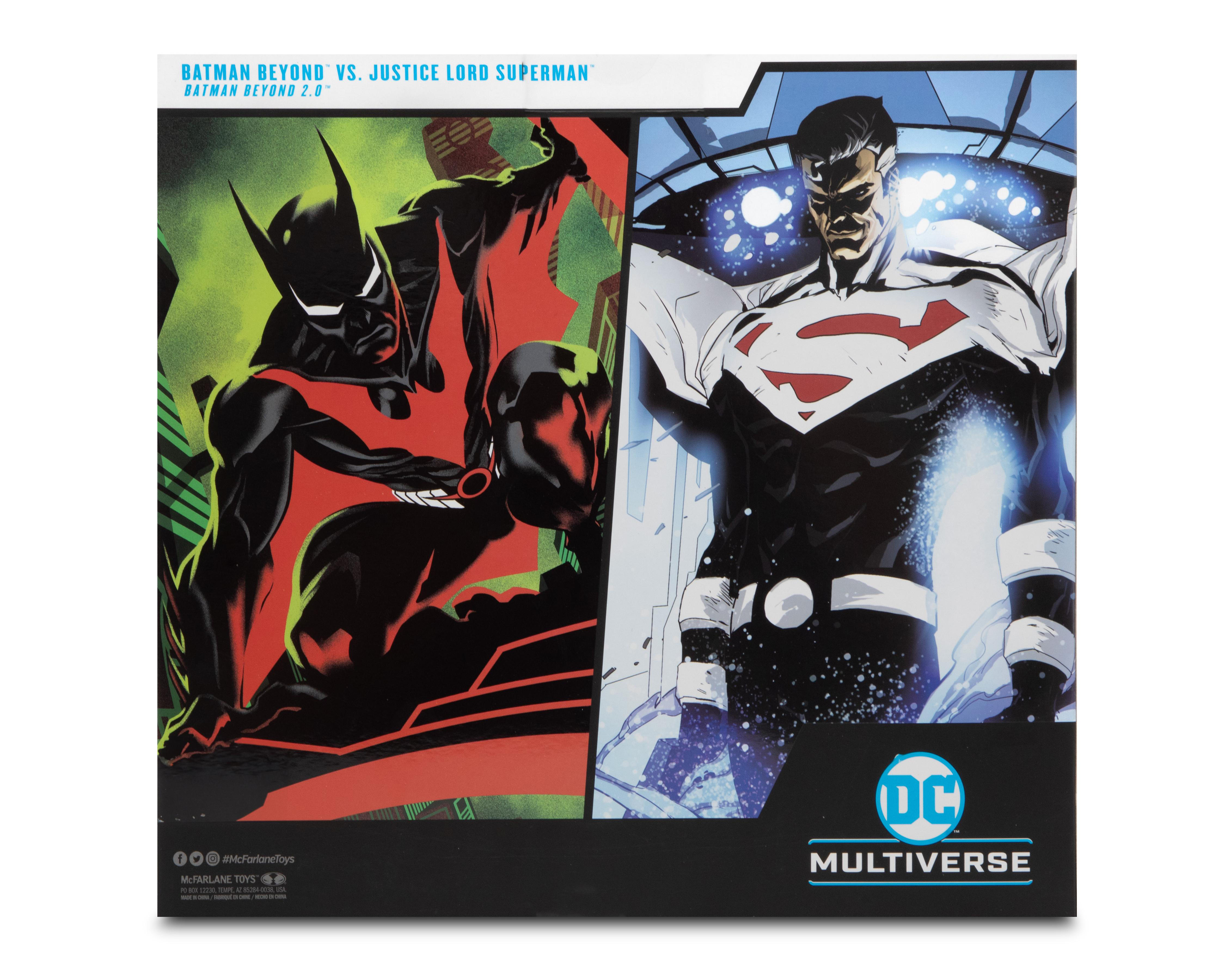 Foto 6 pulgar | Batman Beyond VS Justice Lord Superman DC Multiverse McFarlane