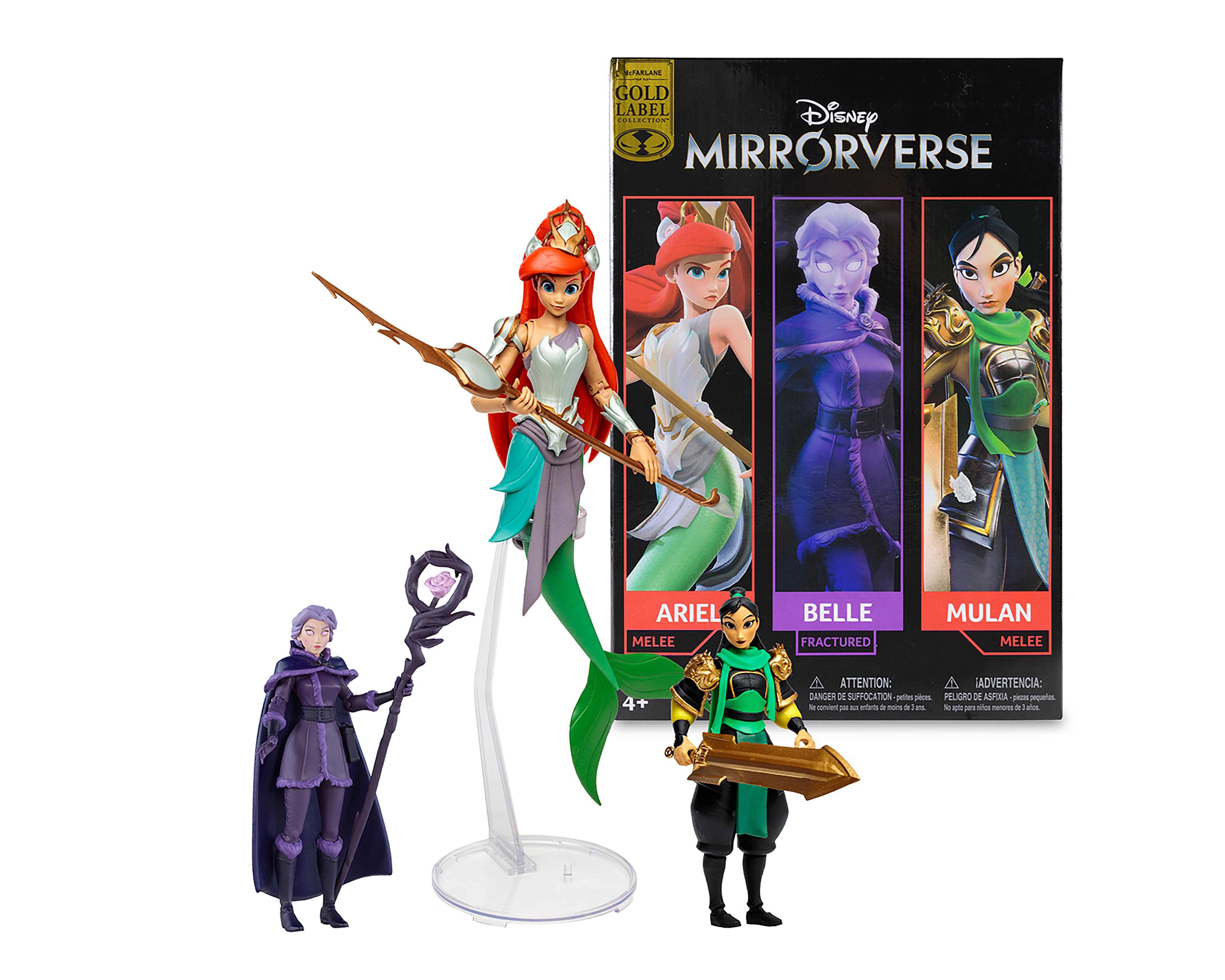 Figura McFarlane Disney Mirrorverse Gold Label 3 Piezas