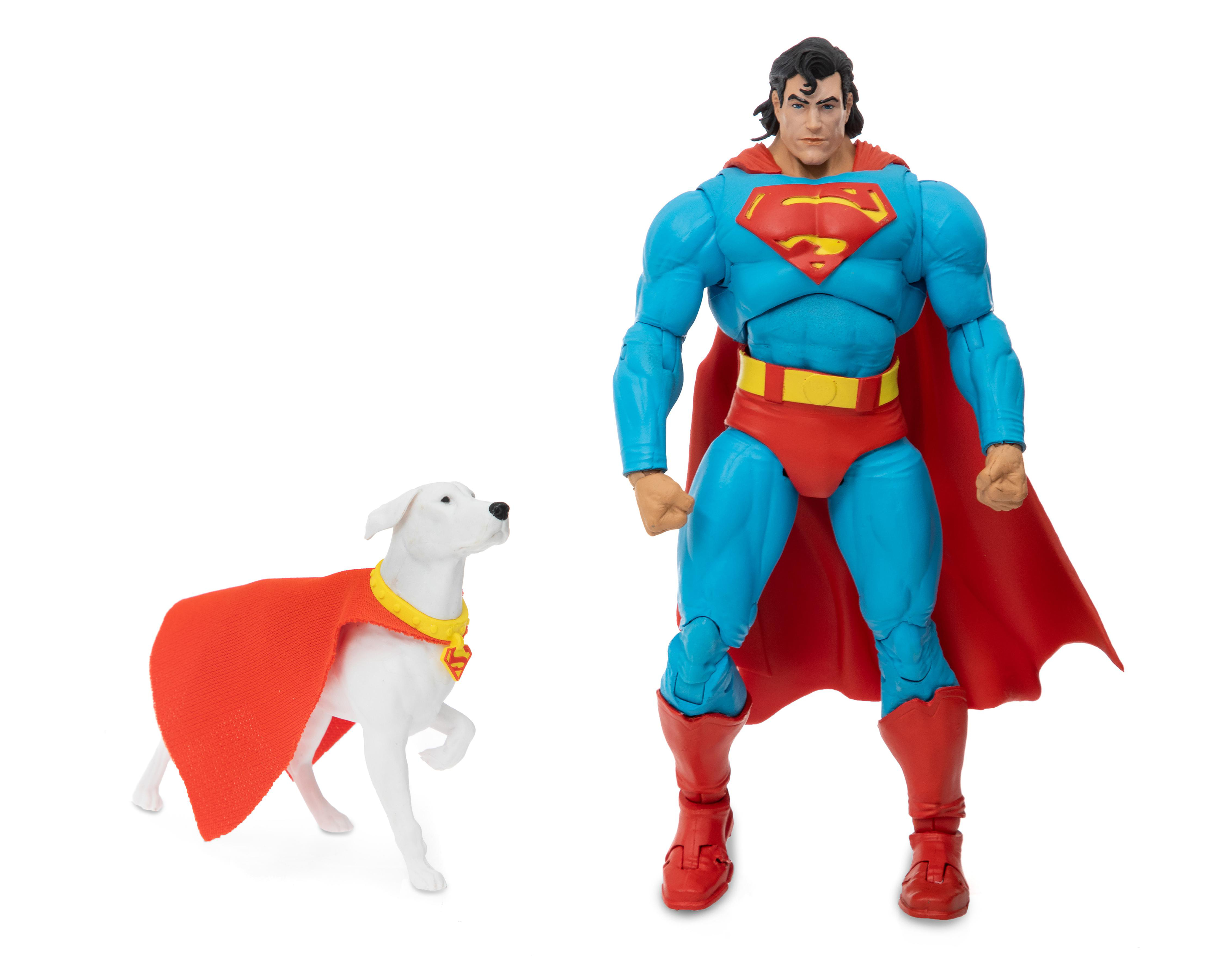 Foto 1 | Figuras Coleccionables Superman y Krypto McFarlane con Accesorios