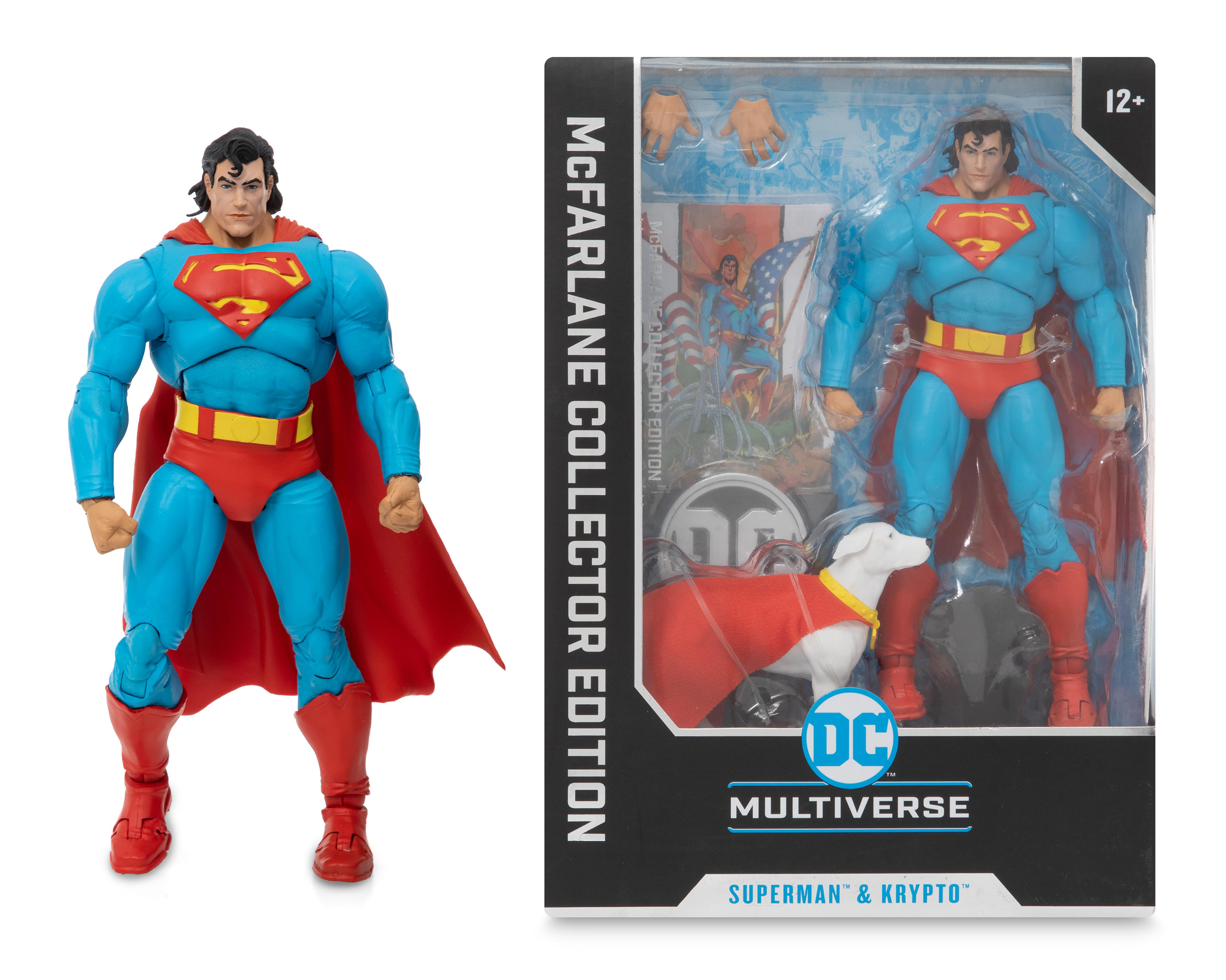 Foto 4 | Figuras Coleccionables Superman y Krypto McFarlane con Accesorios