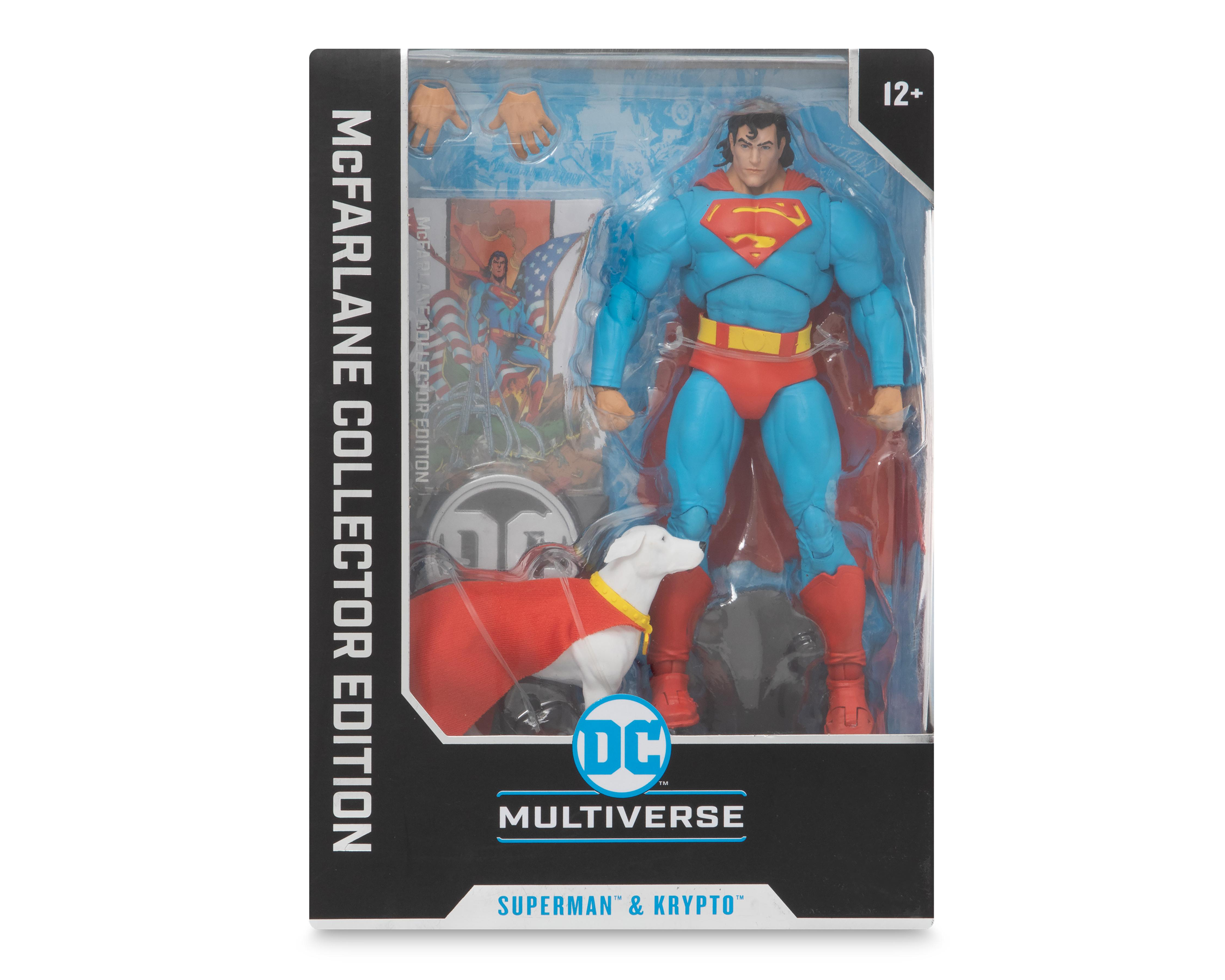 Foto 5 | Figuras Coleccionables Superman y Krypto McFarlane con Accesorios