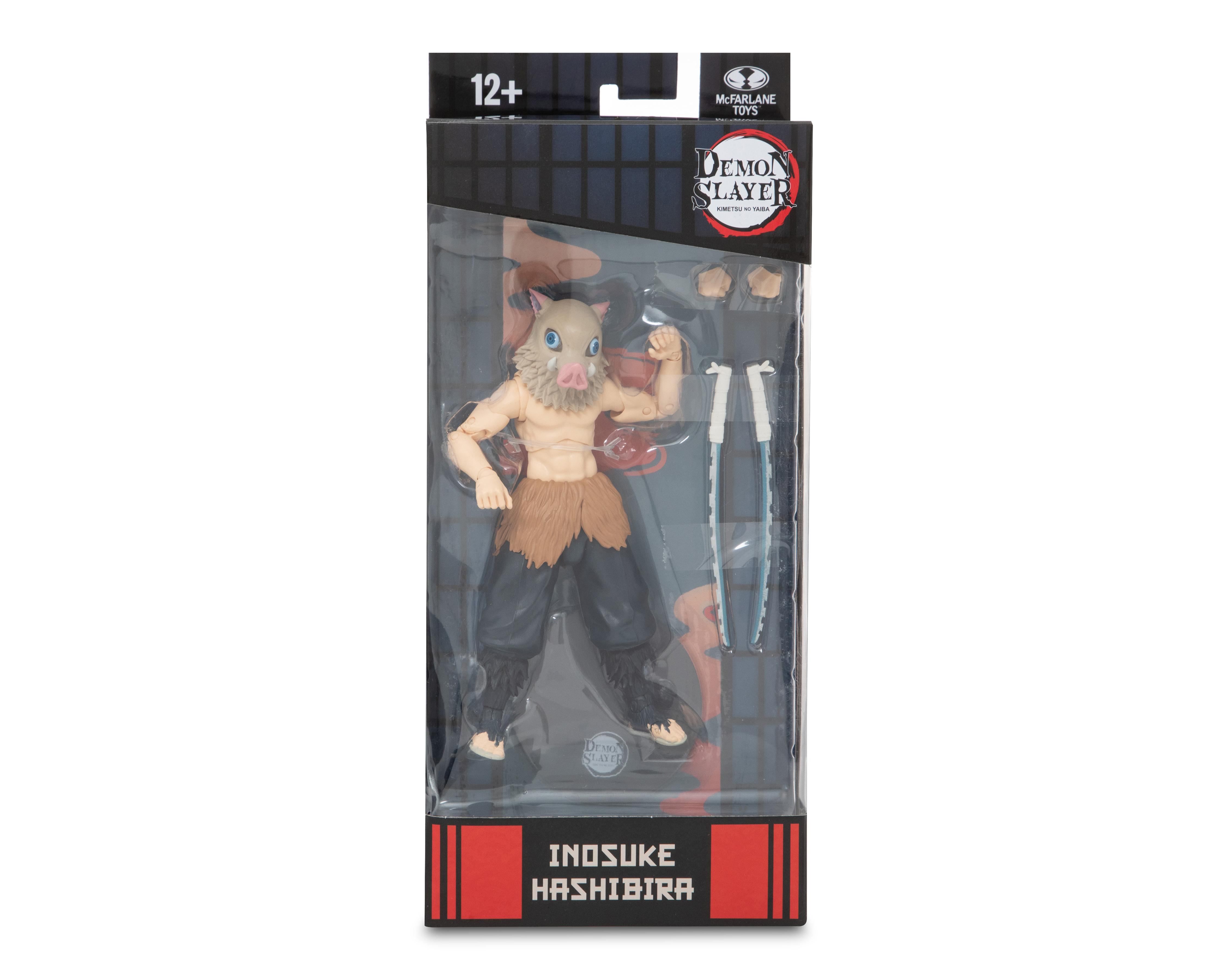 Foto 5 pulgar | Figura McFarlane Inosuke Hashibira Demon Slayer