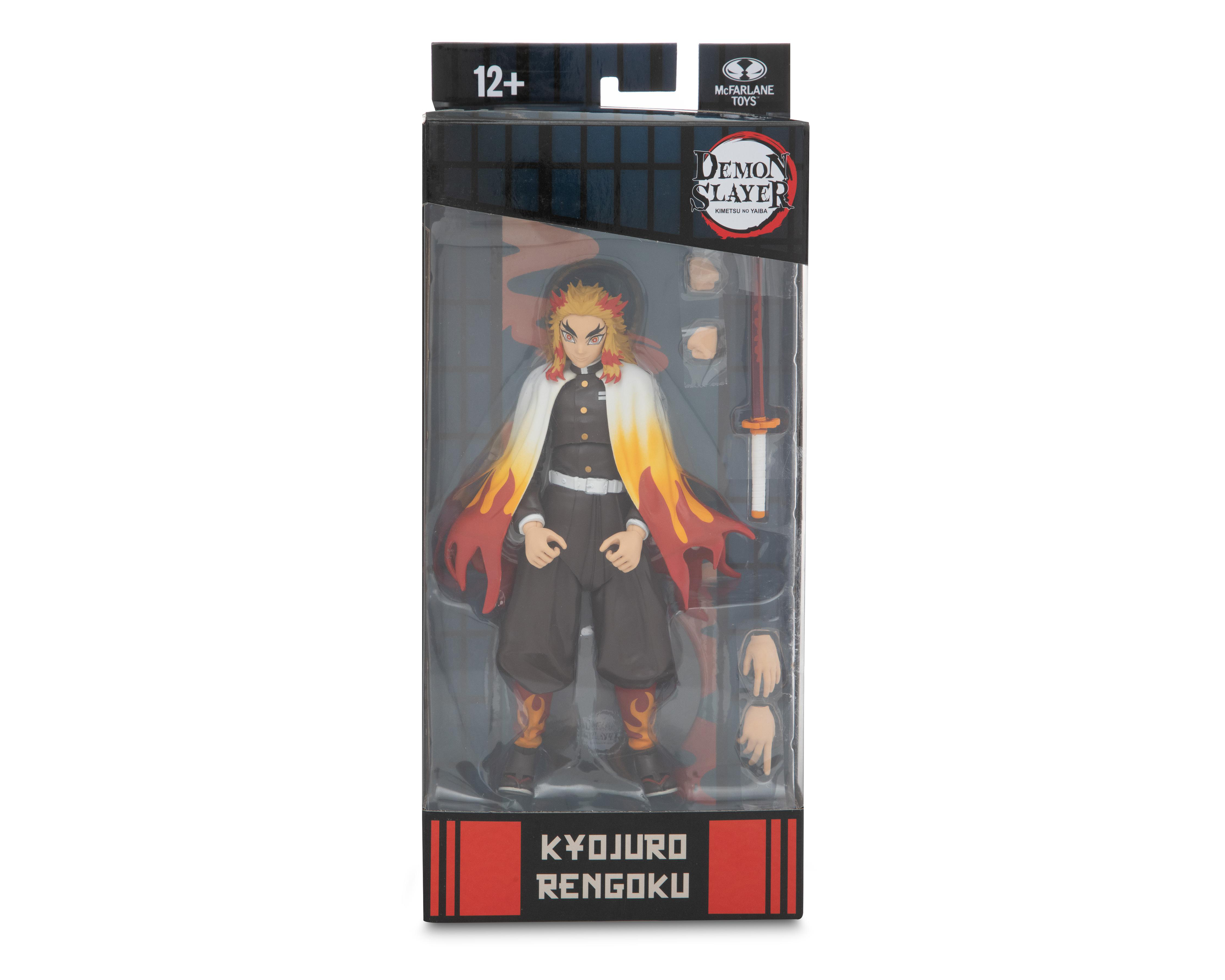 Foto 5 pulgar | Figura Kyojuro Rengoku Demon Slayer Wave 3 McFarlane Articulada