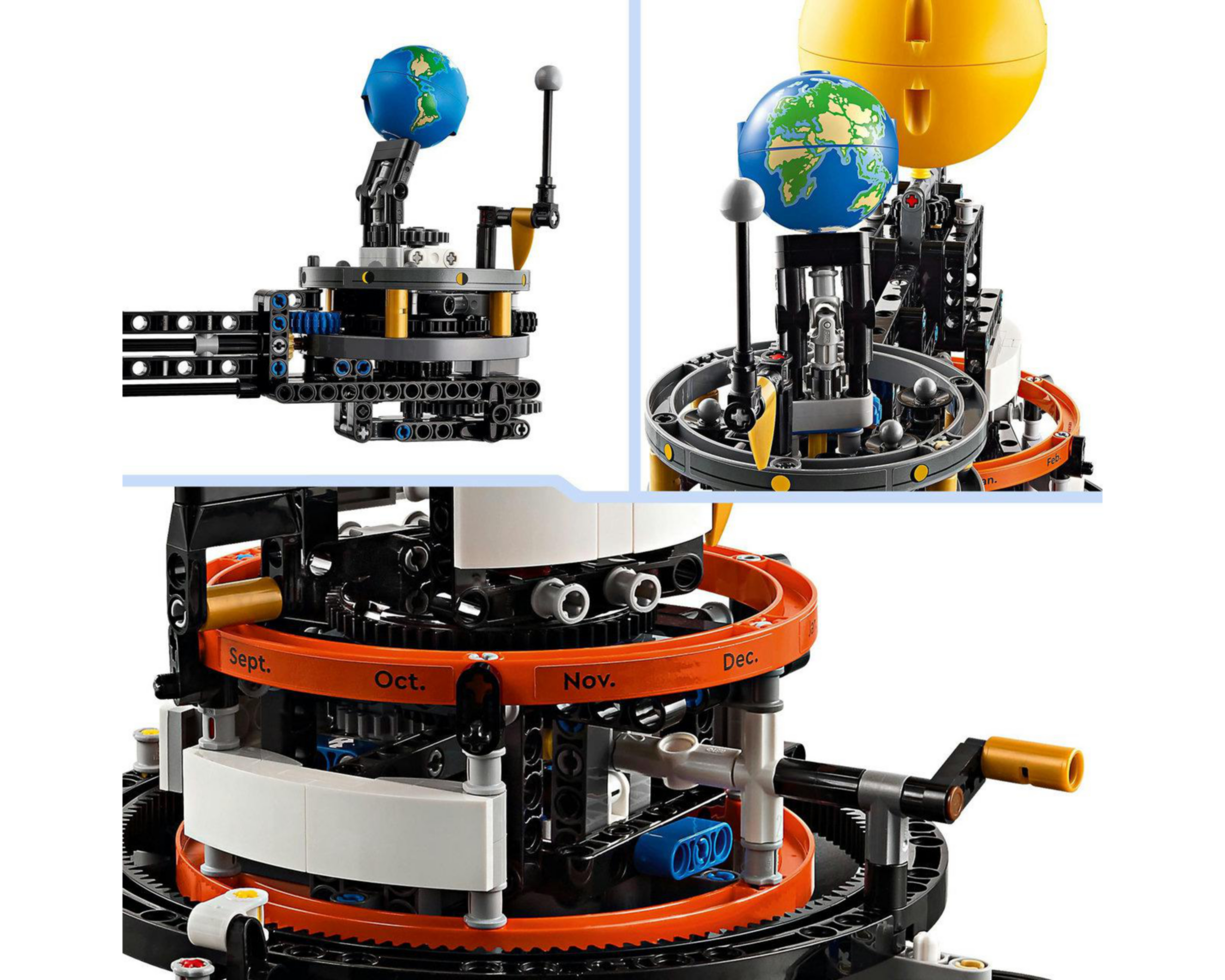 Foto 8 | LEGO Technic: Planeta Tierra y Luna en Órbita