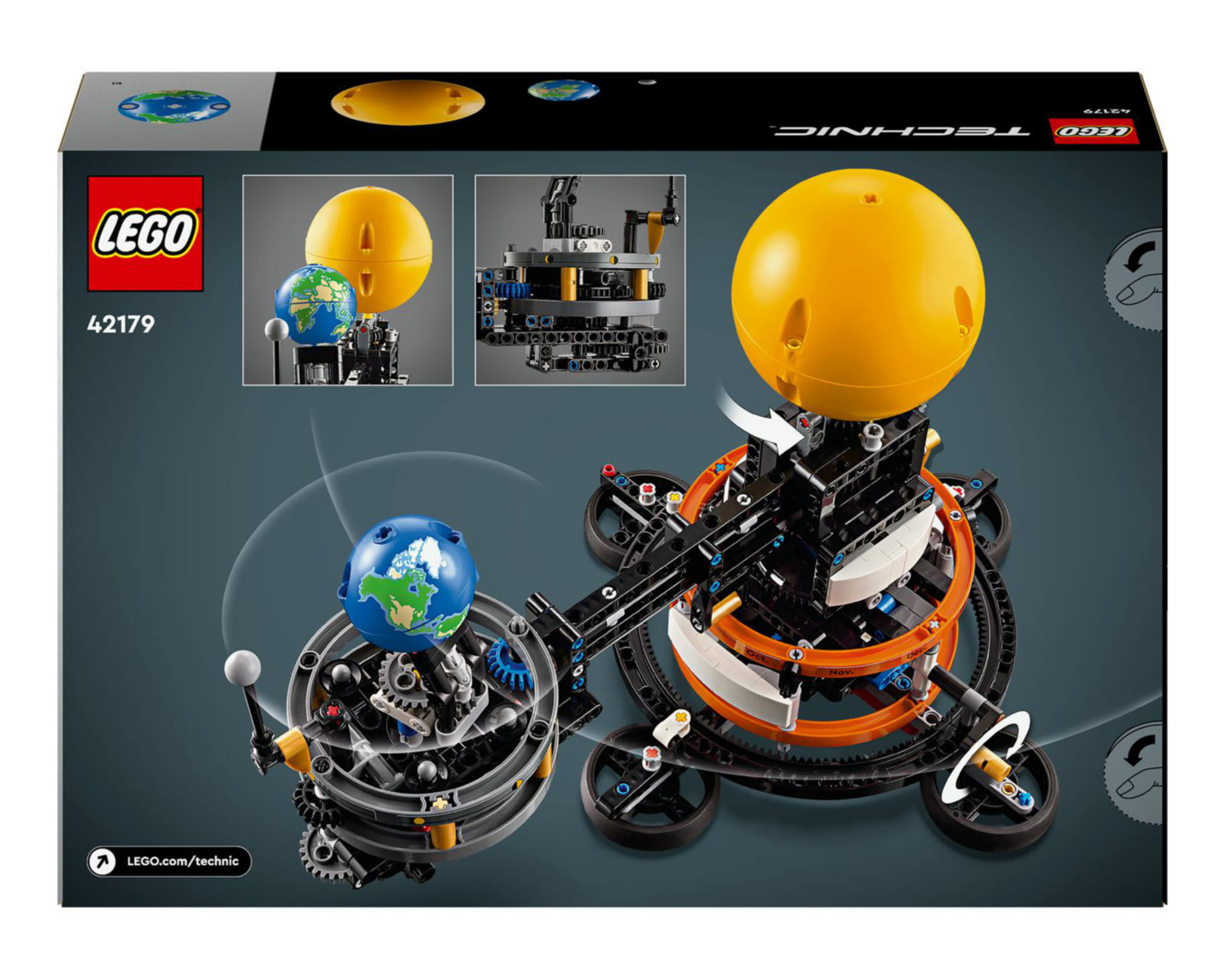Foto 9 | LEGO Technic: Planeta Tierra y Luna en Órbita